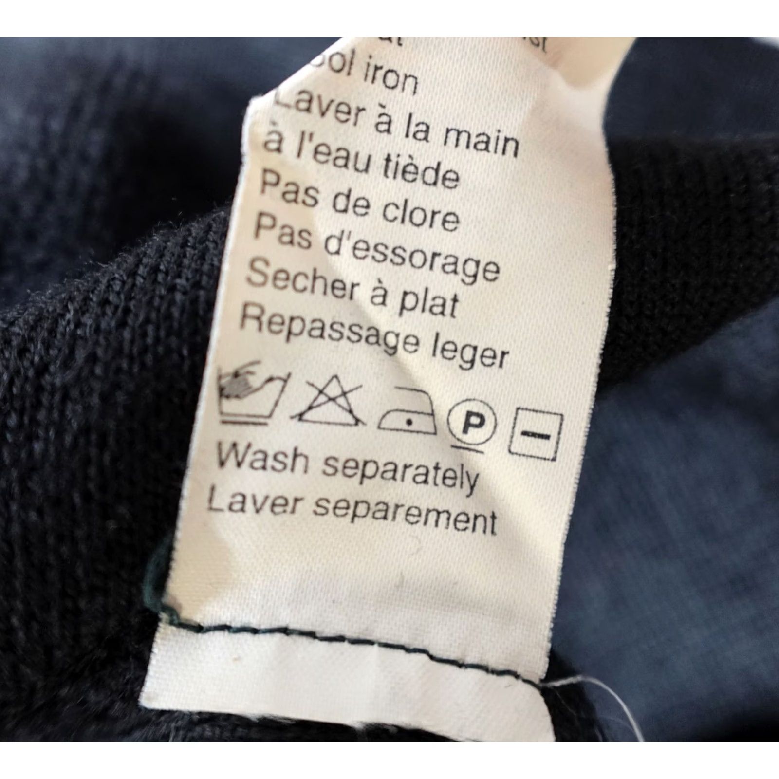 Versace Versace Mens Sweater 2XL Black Jacquard Polo 100% Merino Wool Vintage Italy Knit Pullover 1/4 Zip Long Sleeve Logo Wool Machine Washable Regular Mens Size US XXL / EU 58 / 5 - 3 Thumbnail