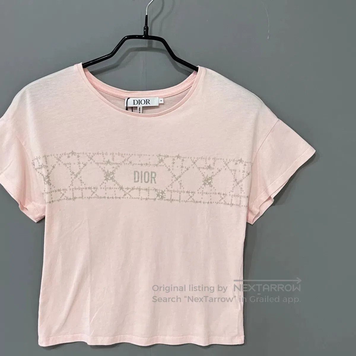 Dior dior pink star short sleeve top for kids. Size XL / US 12-14 / IT 48-50 - 2 Thumbnail