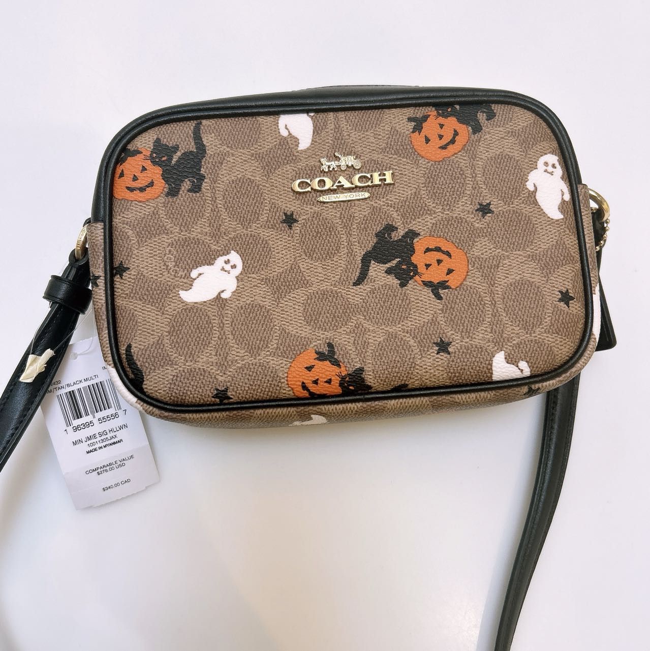 Coach Mini Jamie Camera Bag cw432 In Signature Canvas Halloween Size ONE SIZE - 1 Thumbnail
