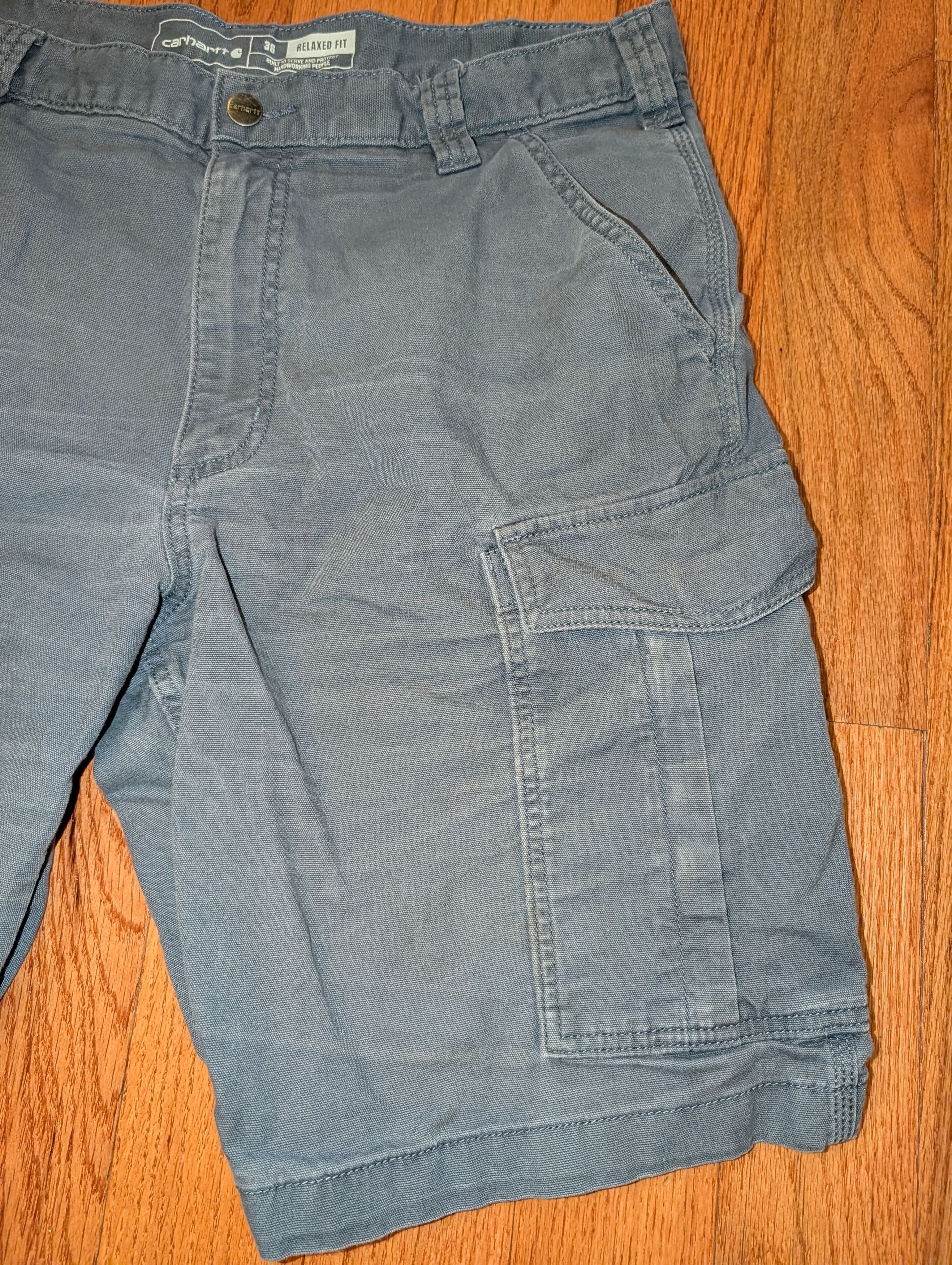 Carhartt Carhartt Relaxed Fit Gray Size 36 Shorts Size US 36 / EU 52 - 7 Thumbnail