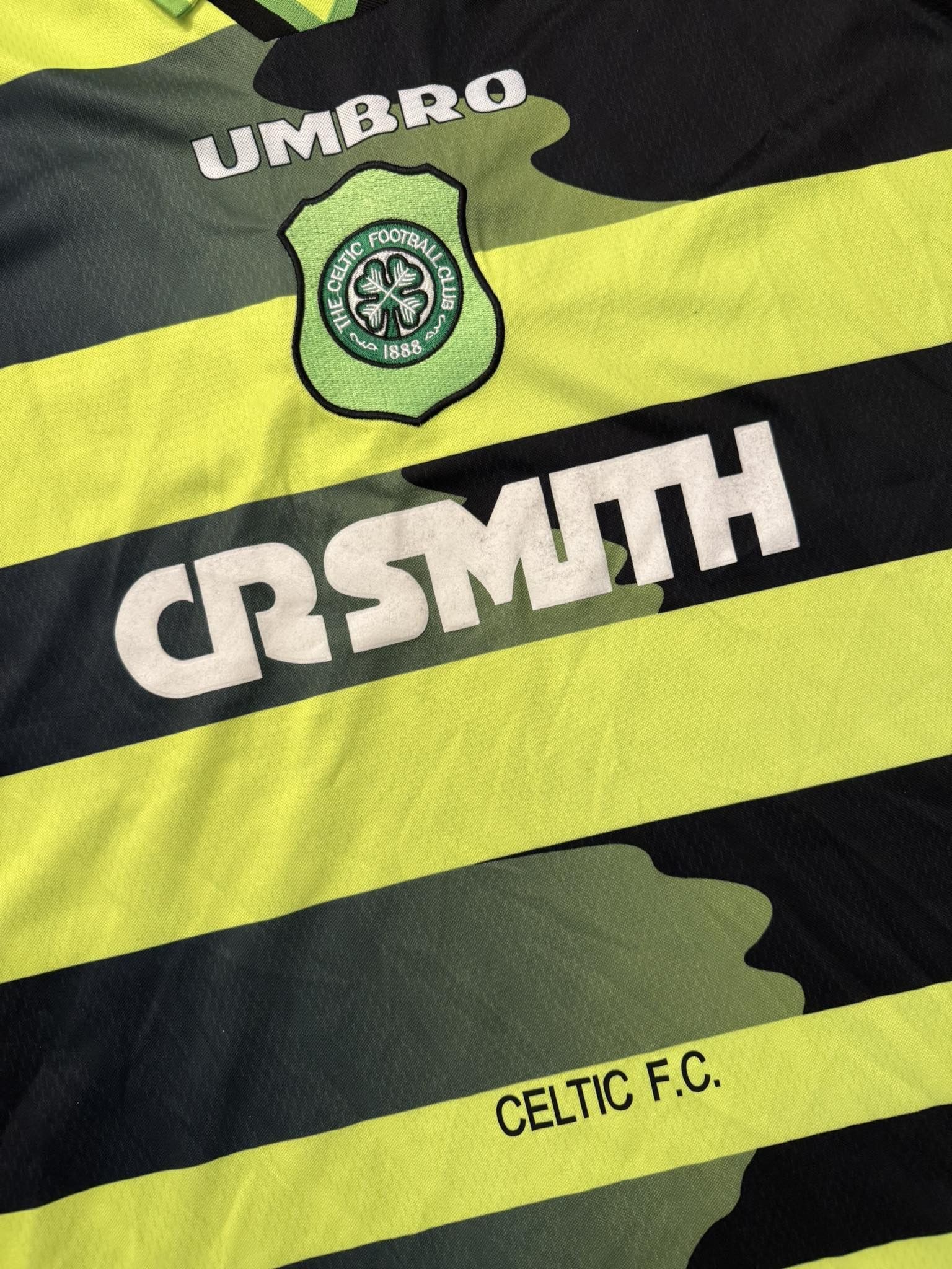 Umbro Umbro Glosgow Celtic FC 1996/97 Away Jersey Shirt XL Vintage Size US XL / EU 56 / 4 - 4 Thumbnail