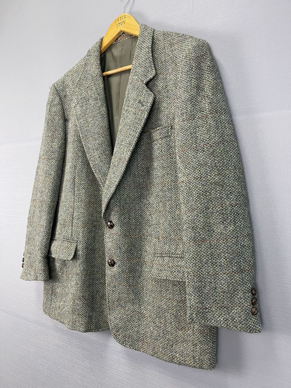 Harris Tweed Vintage Harris Tweed Jacket Size US L / EU 52-54 / 3 - 3 Thumbnail