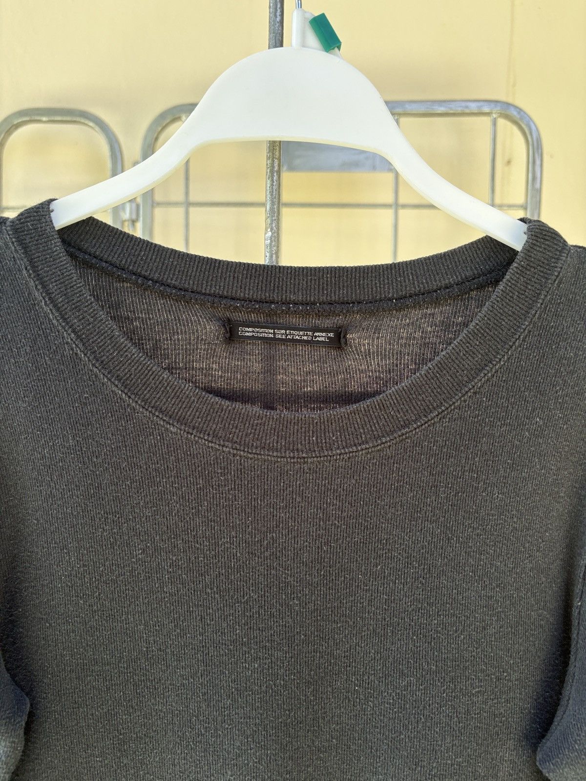 Y's Yohji Yamamoto long sleeve black T-shirt