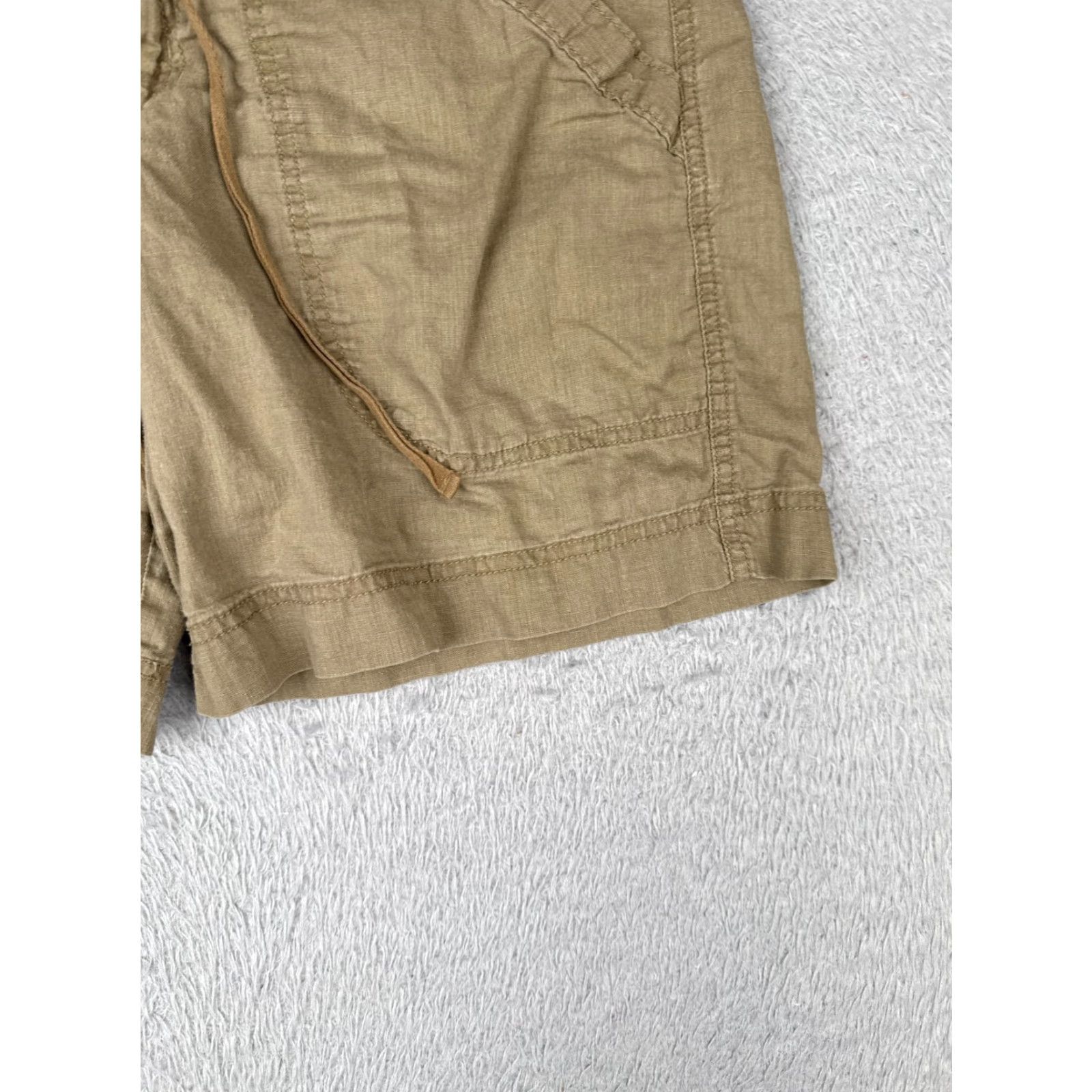 Patagonia Patagonia Shorts Women 6 Beige Hemp Shorts Drawstring Pockets Beach 29x8 Vintage: No Size 28" / US 6 / IT 42 - 2 Thumbnail