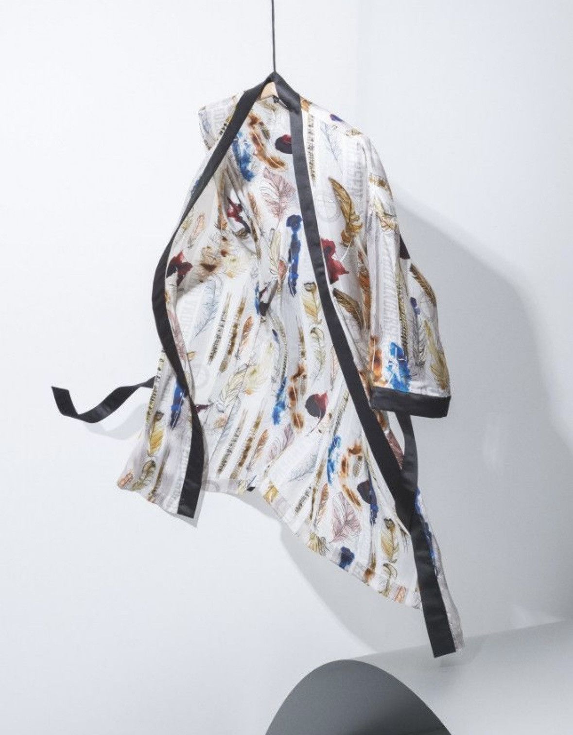 Astrid Andersen ASTRID ANDERSEN feather print long jacket Size US L / EU 52-54 / 3 - 6 Thumbnail