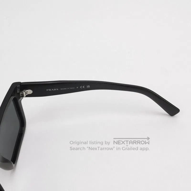 Prada Prada Symbol Black Logo Sunglasses. Size ONE SIZE - 4 Thumbnail