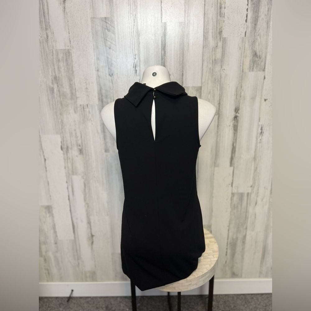 Banana Republic Banana Republic Black Mock Neck Dress | Sleeveless Shift Mid Size S / US 4 / IT 40 - 4 Thumbnail