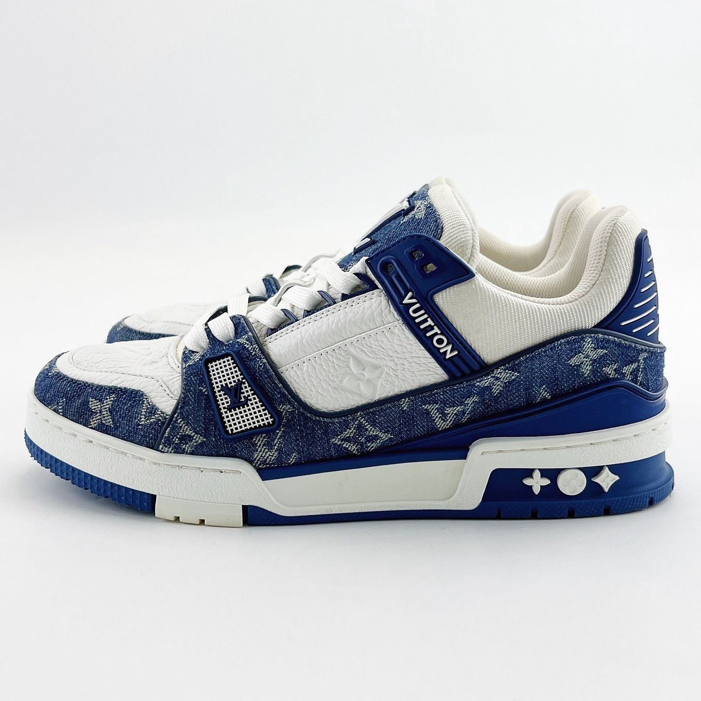 Louis Vuitton Louis Vuitton Monogram Denim Trainer Sneakers Size 6 Size US 6 / EU 39 - 1 Thumbnail