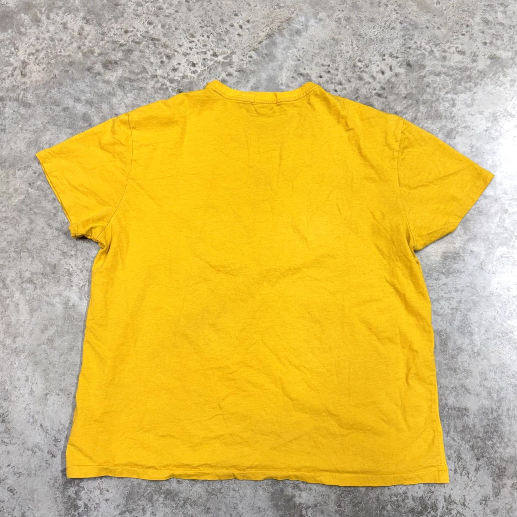 Polo Ralph Lauren Polo Ralph Lauren Shirt Mens Large Yellow RL67 Logo Graphic Tee Classic Fit Size US L / EU 52-54 / 3 - 6 Thumbnail
