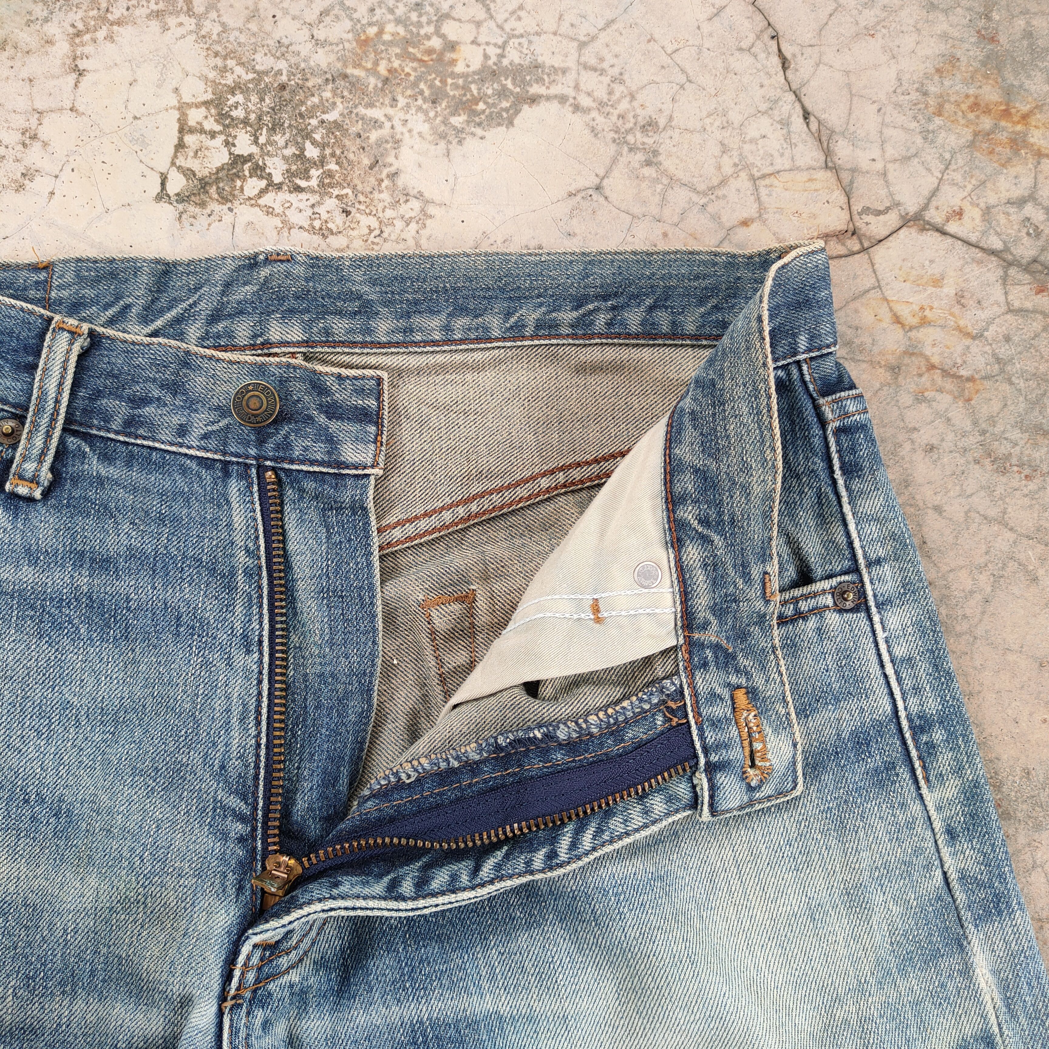 Edwin W33 VINTAGE EDWIN FADED RIPPED JEANS PANTS Size US 33 - 8 Thumbnail