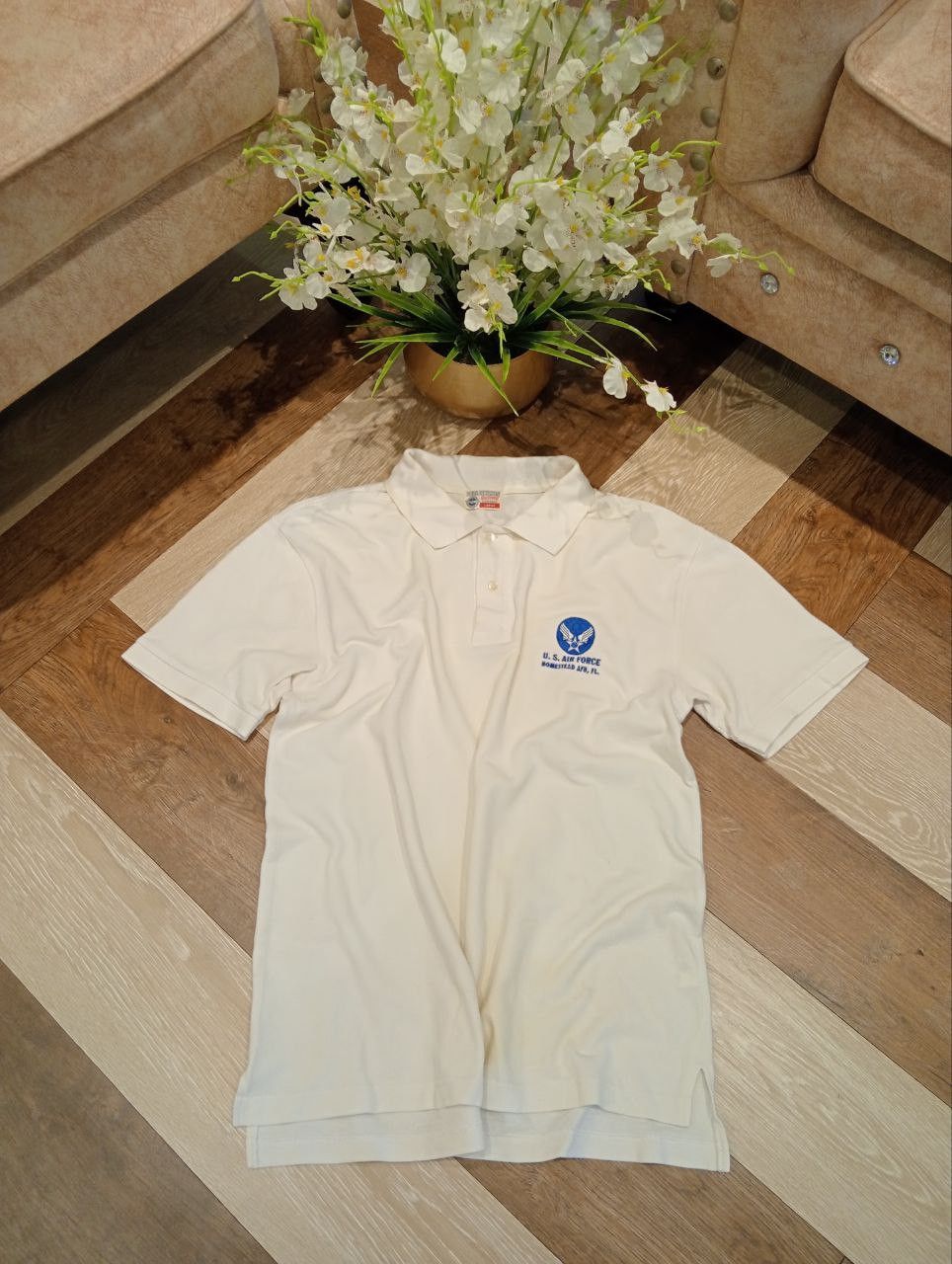 Buzz Rickson's JAPANESE BUZZ RICKSON U.S AIR FORCE POLO SHIRT Size US L / EU 52-54 / 3 - 2 Thumbnail