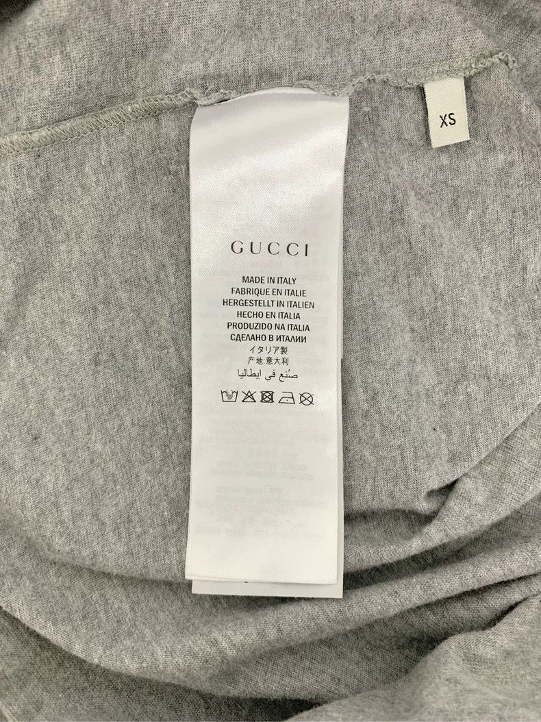 Gucci Gucci Gray letter tiger sequin round-neck short-sleeved T- Size XS / US 0-2 / IT 36-38 - 8 Thumbnail