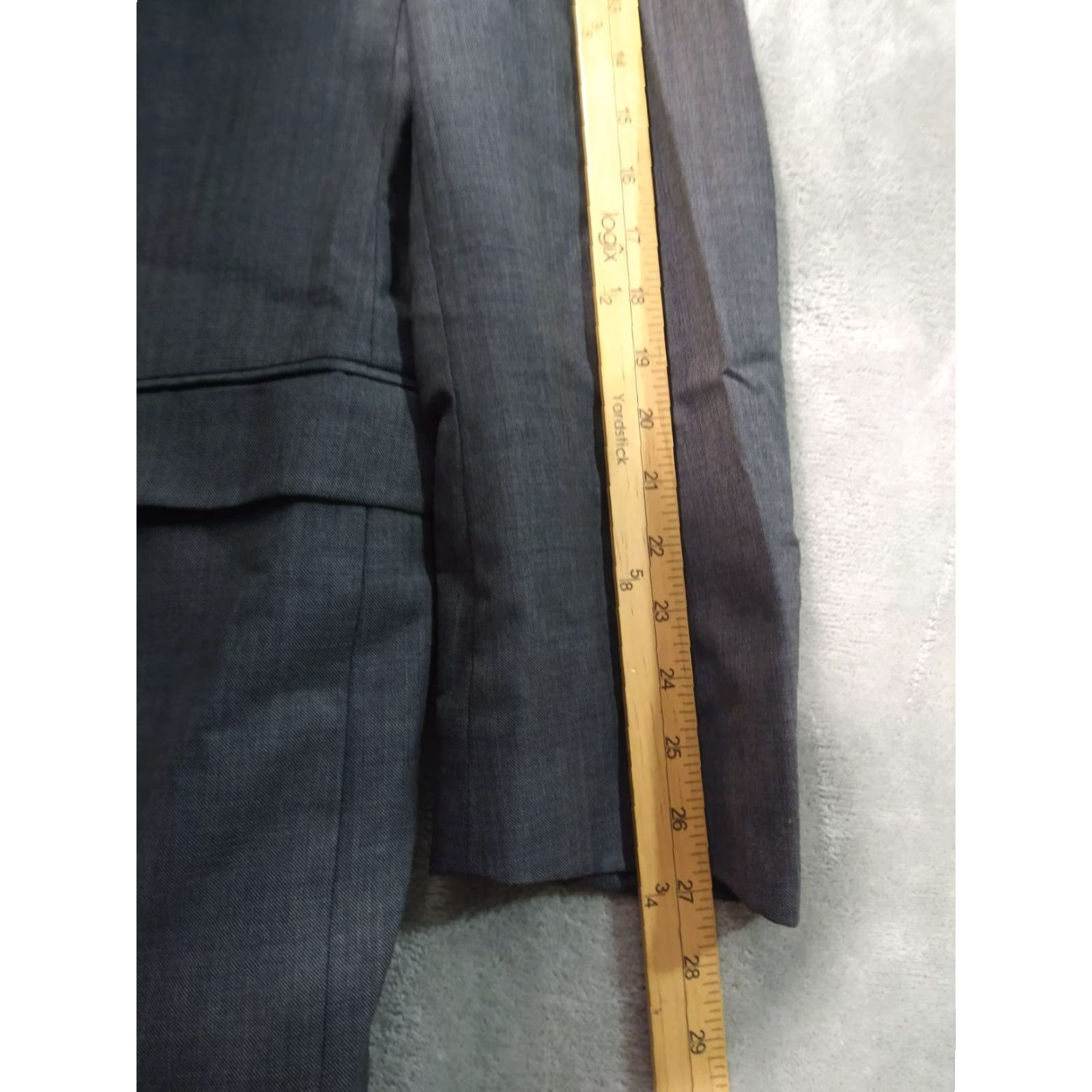 Ralph Lauren Ralph Lauren Suit Mens 44XL Jacket 36x31 Pants Gray Wool Cuffed Pleated Preppy Size 44R - 6 Thumbnail