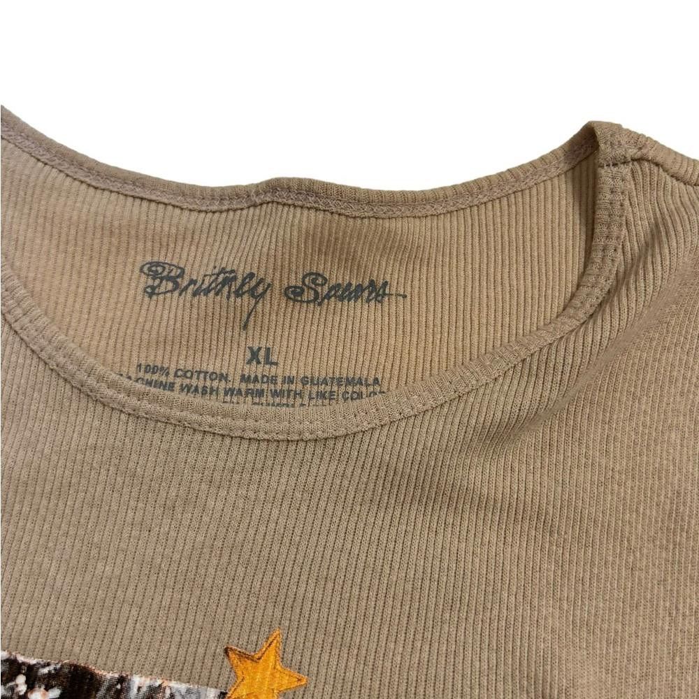 Designer Britney Spears Ribbed Tank XL Size XL / US 12-14 / IT 48-50 - 3 Thumbnail