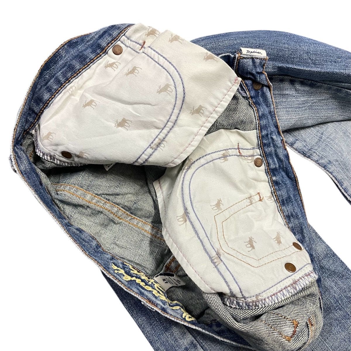 Abercrombie & Fitch Y2k flare abercrombie & fitch Punk Distressed Jeans Size 29" - 8 Thumbnail