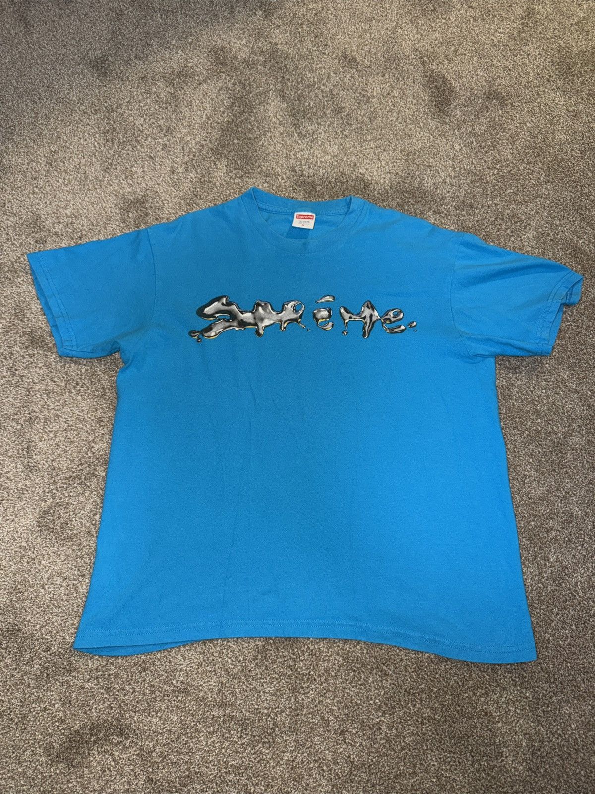 Maison Margiela × Supreme Supreme MM6 Liquid Blue Oversized Skull