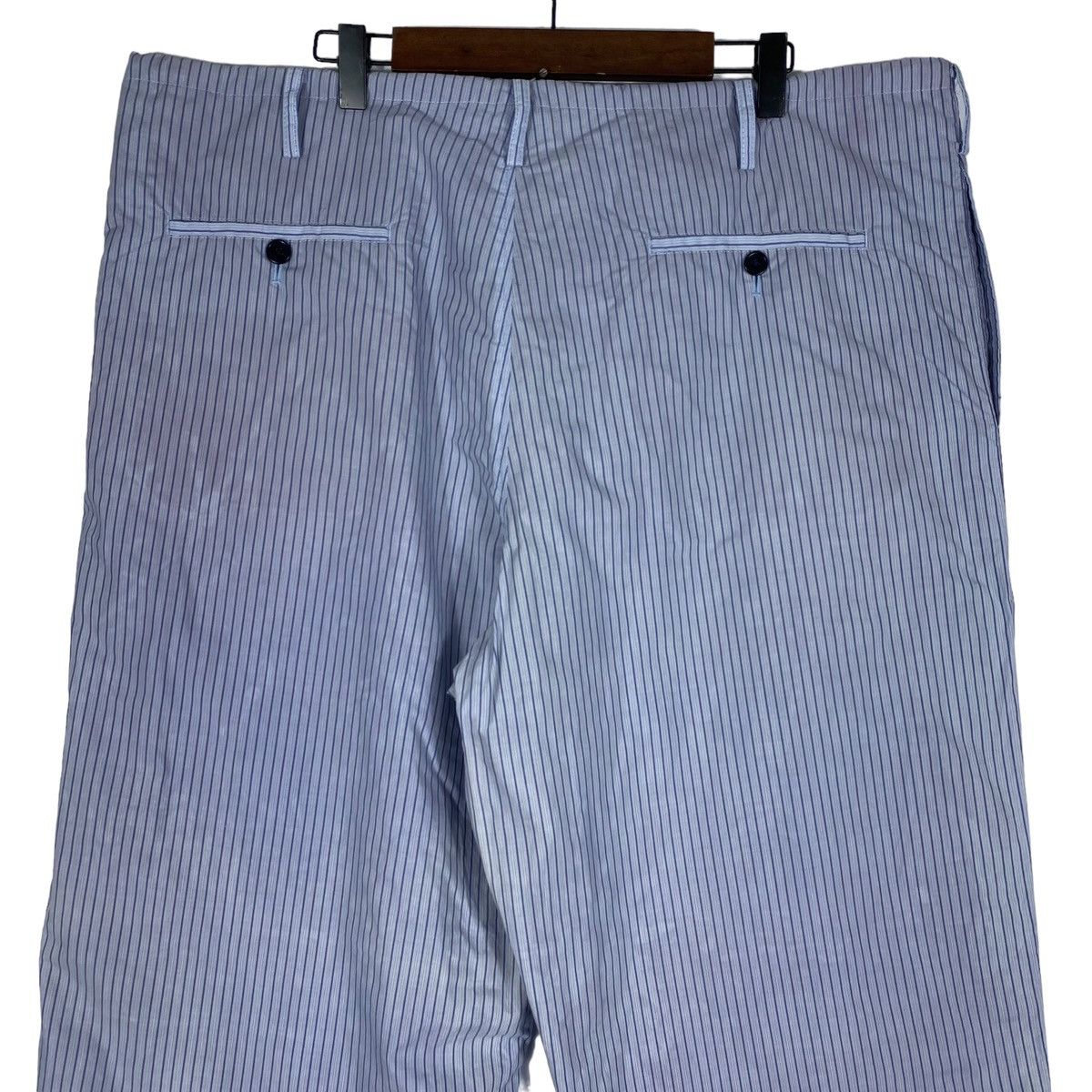 Yohji Yamamoto Vintage Yohji Yamamoto Pour Homme Striped Drawstring Pants Size US 30 / EU 46 - 7 Thumbnail