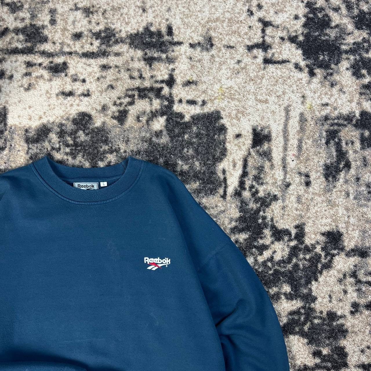 Reebok Reebok Vintage 90s Boxy Fit Distressed Sweatshirt Size US L / EU 52-54 / 3 - 2 Thumbnail