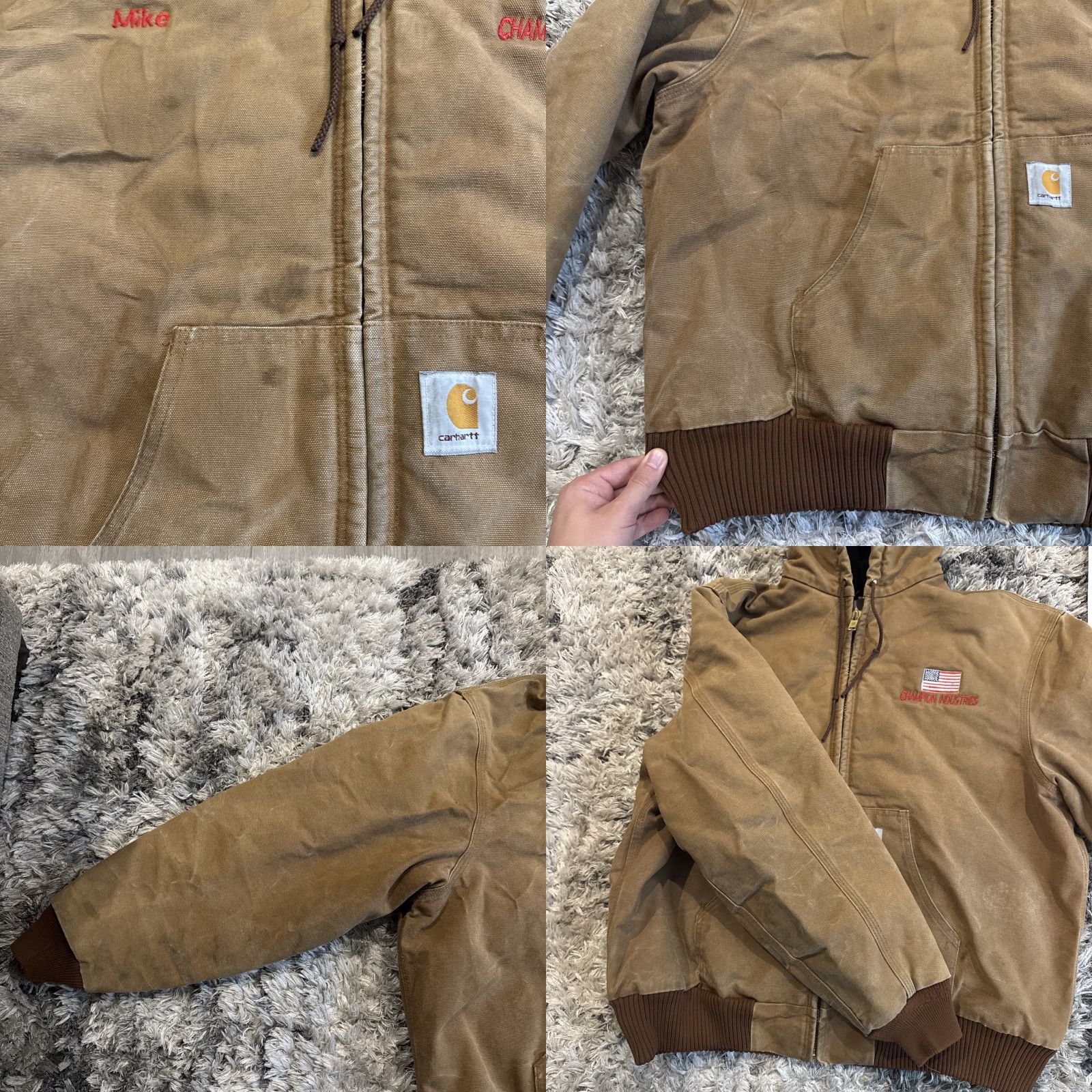 Carhartt VINTAGE Carhartt Jacket Full Zip Workwear Brown XL Men’s Size XL Bomber 00s Y2K J04 BRN Brown Size US XL / EU 56 / 4 - 8 Thumbnail