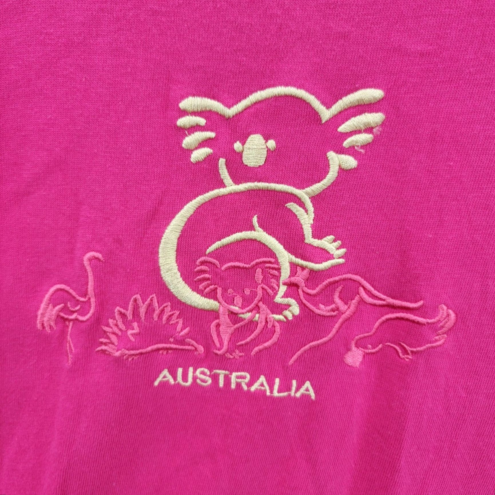 Pinko Sydnee Australia shirt Koala Australia Pink Size XL Unisex Adults T-Shirt Graphic Print 100% Cotton Regular Size US XL / EU 56 / 4 - 2 Thumbnail