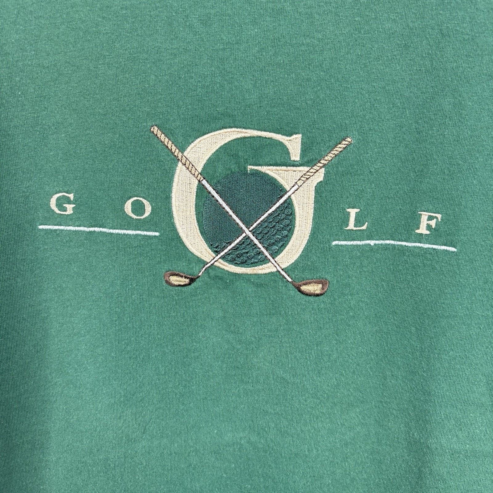 & Other Stories Vintage 90’s Moss Green Golf Shirt Size Large Size US L / EU 52-54 / 3 - 2 Thumbnail