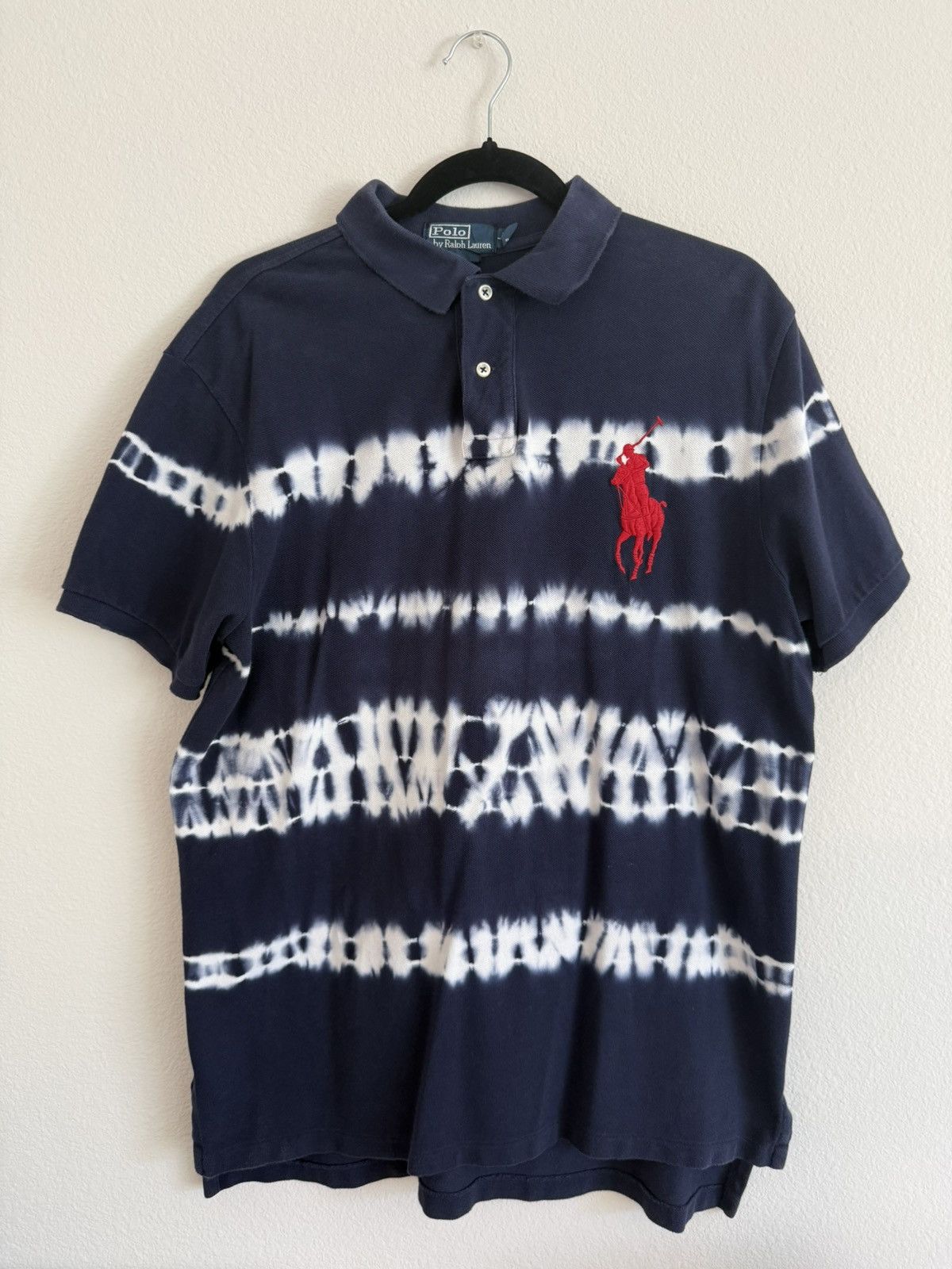 Polo Ralph Lauren 90s/Early 00s Tie Dye Polo Size US L / EU 52-54 / 3 - 1 Thumbnail