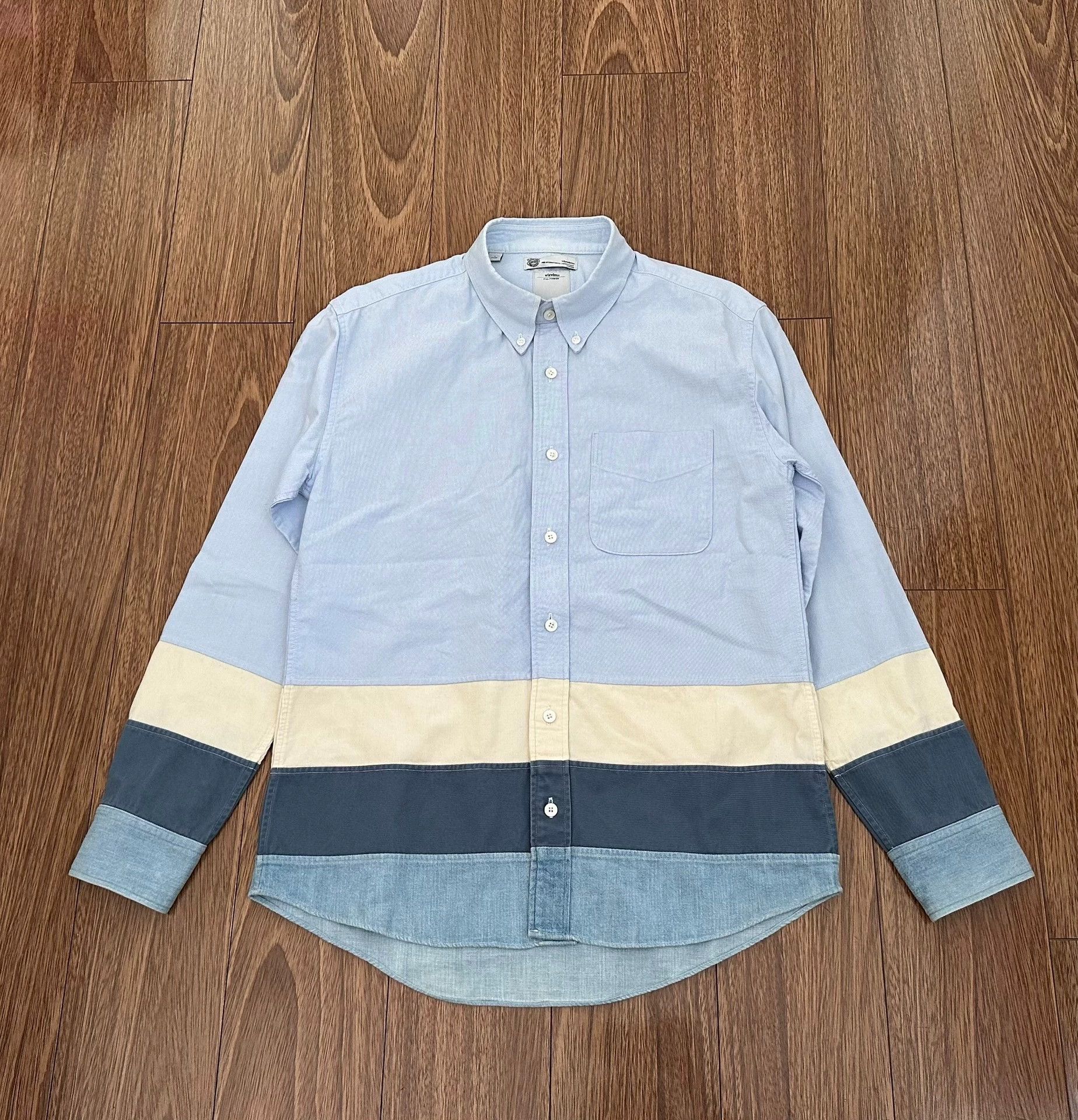 Visvim VISVIM V+V PATCHWORK SHIRT L/S long-sleeved shirt Size US S / EU 44-46 / 1 - 1 Thumbnail