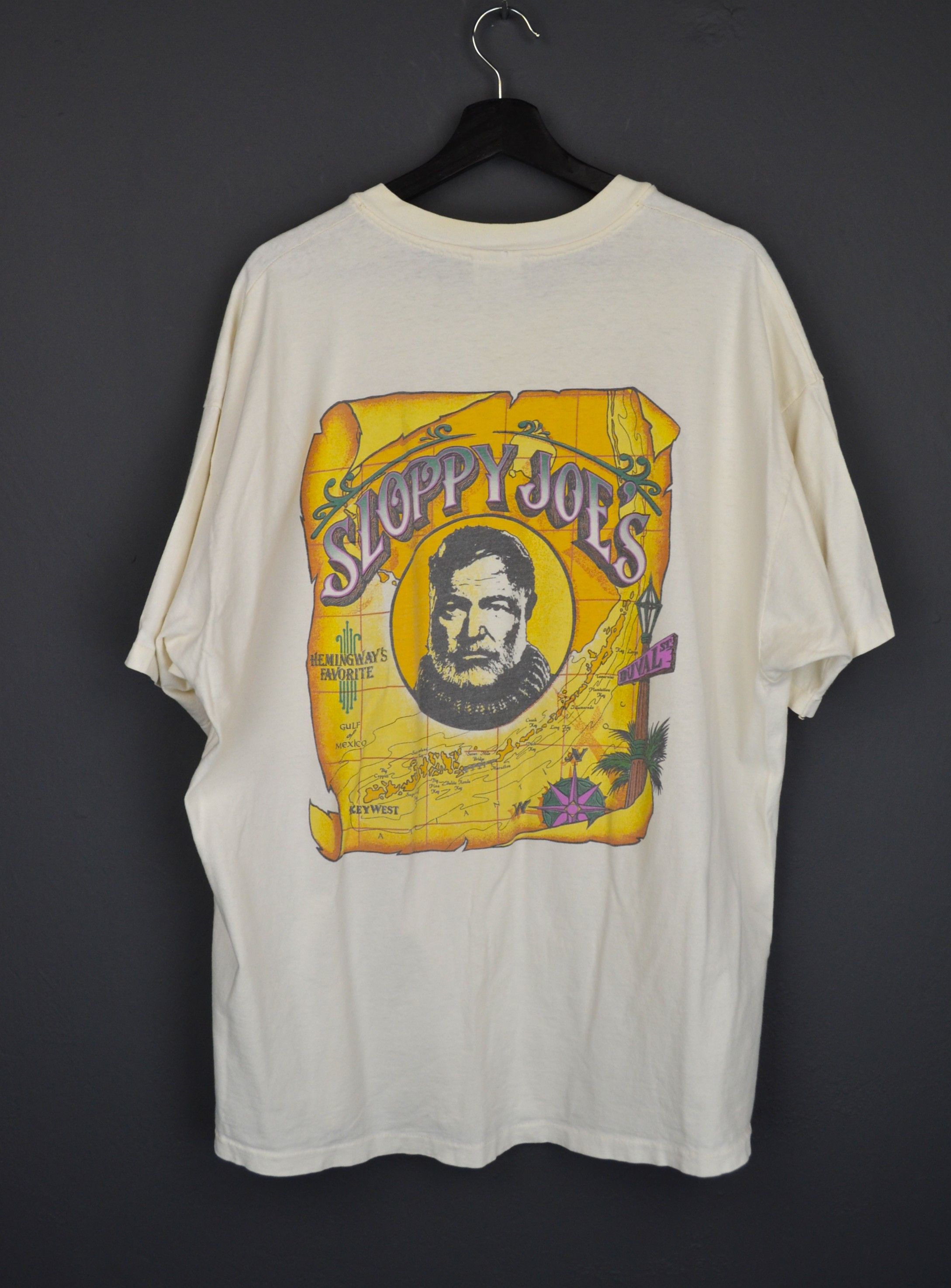 Vintage 1990s Sloppy Joe's Bar Keywest Hemingway's Favorite XXL Size US XXL / EU 58 / 5 - 1 Thumbnail