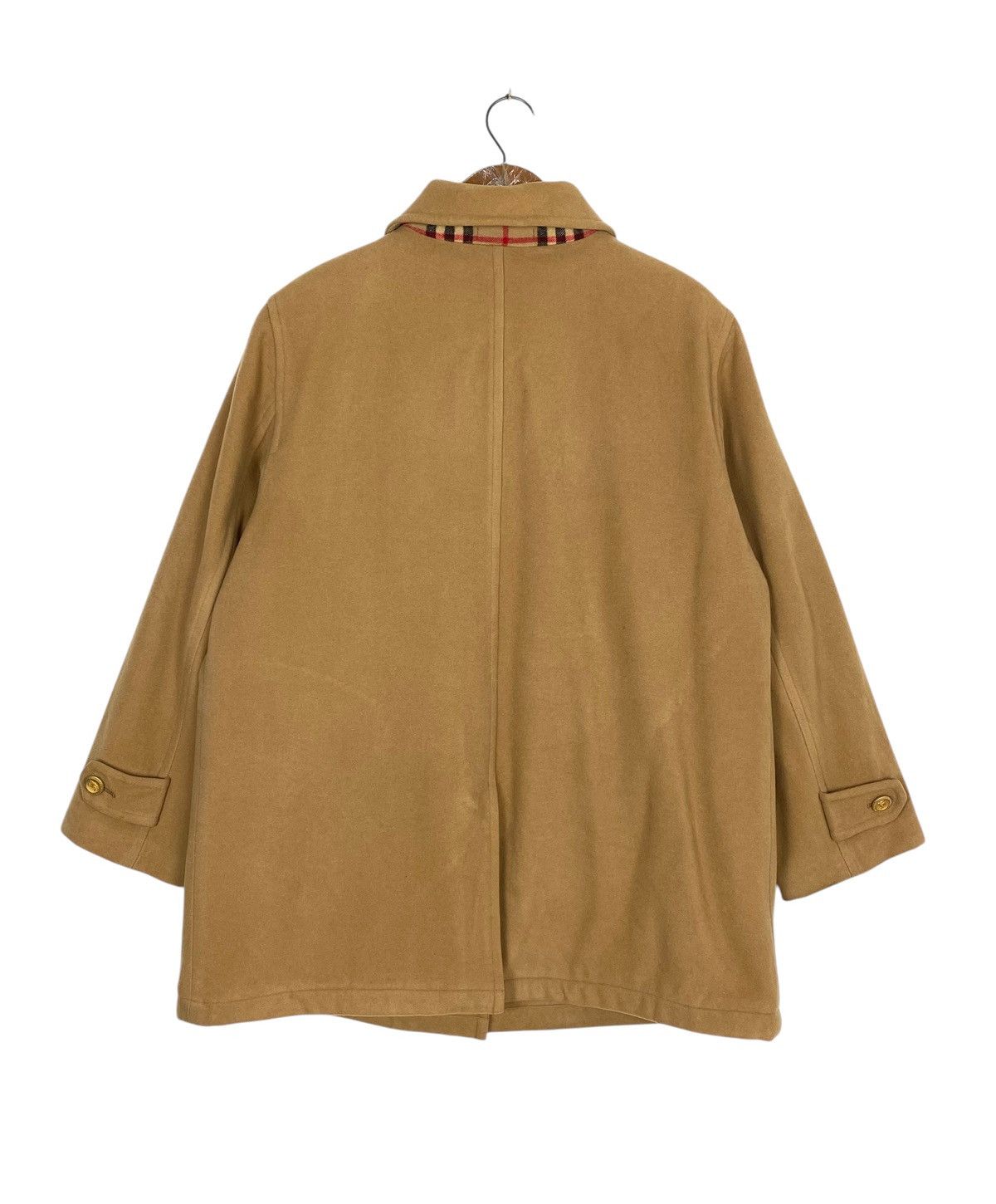 Burberry Rare‼️Vintage Burberrys’ Novacheck Wool Coat Size L / US 10 / IT 46 - 5 Thumbnail