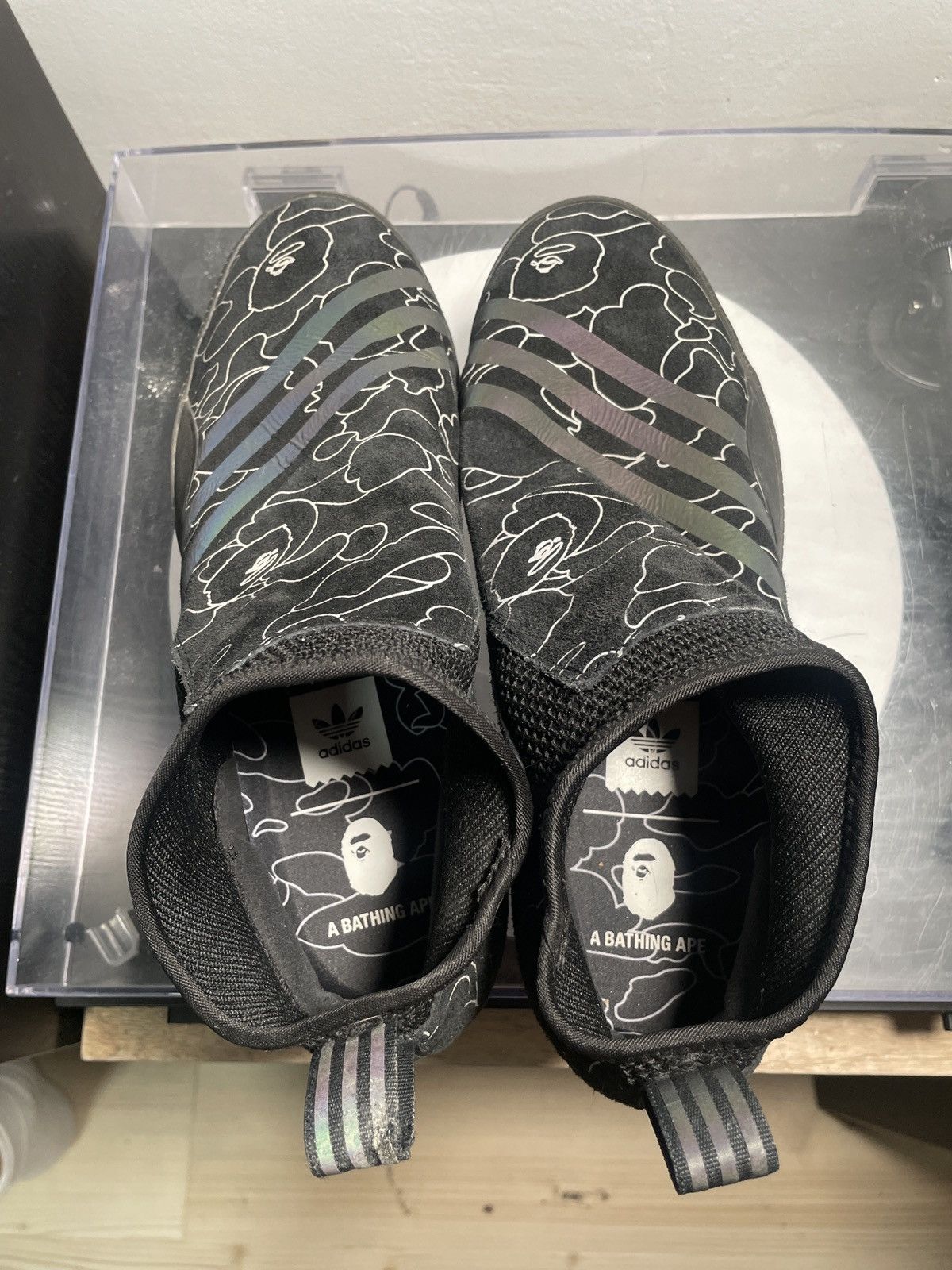 Adidas Bape x adidas 3st.002 Size US 9.5 / EU 42-43 - 3 Thumbnail