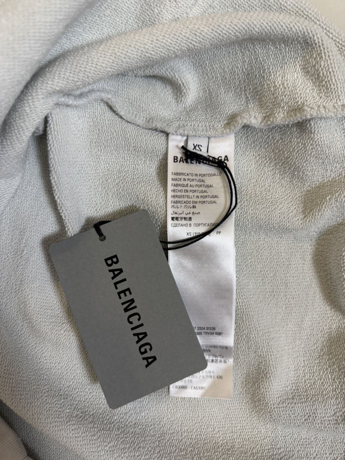 Balenciaga Balenciaga 3B Liquified Oversized Hoodie Size US XS / EU 42 / 0 - 4 Thumbnail