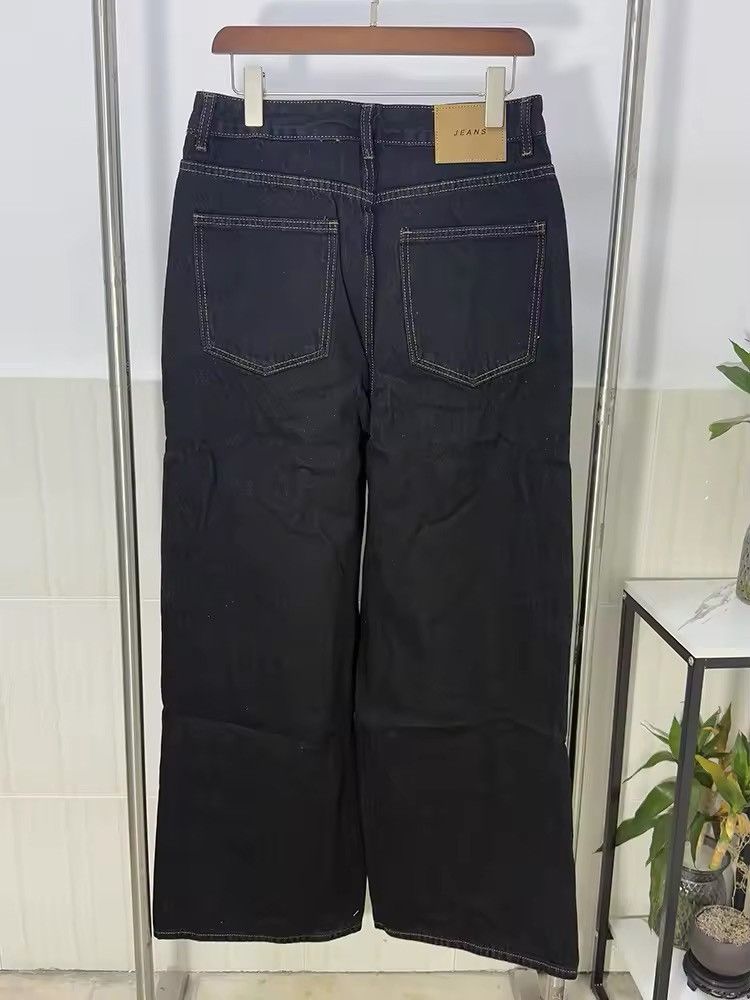 Japanese Brand Raw black denim Size US 30 / EU 46 - 2 Thumbnail