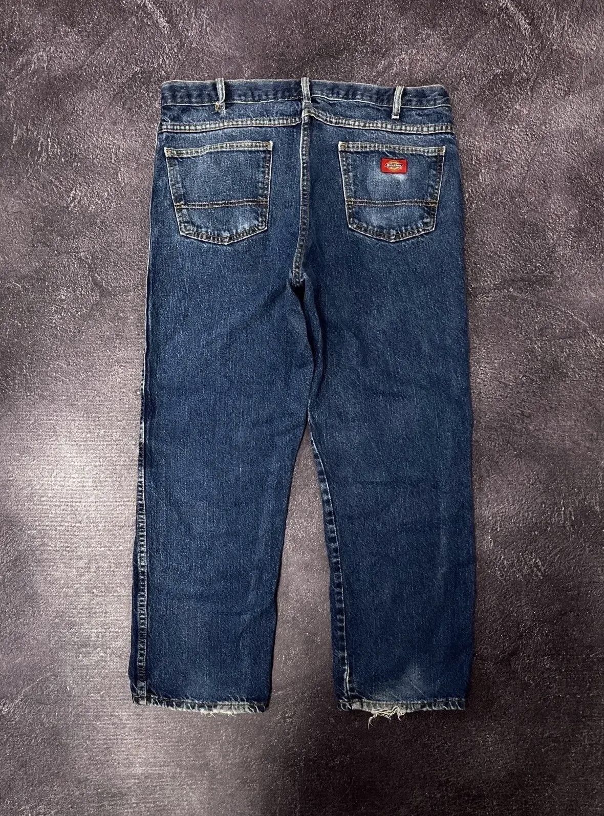 Dickies × Vintage Vintage Dickies Y2K Denim Faded Blue Work Hype Baggy Jeans Size US 38 / EU 54 - 1 Thumbnail