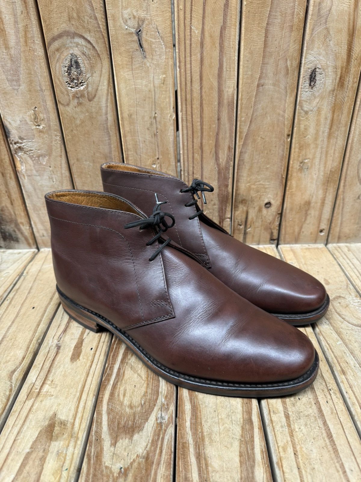 Loake Loake Shoemakers brown Men’s Chukka leather boots US 10 F Size US 10 / EU 43 - 19 Thumbnail
