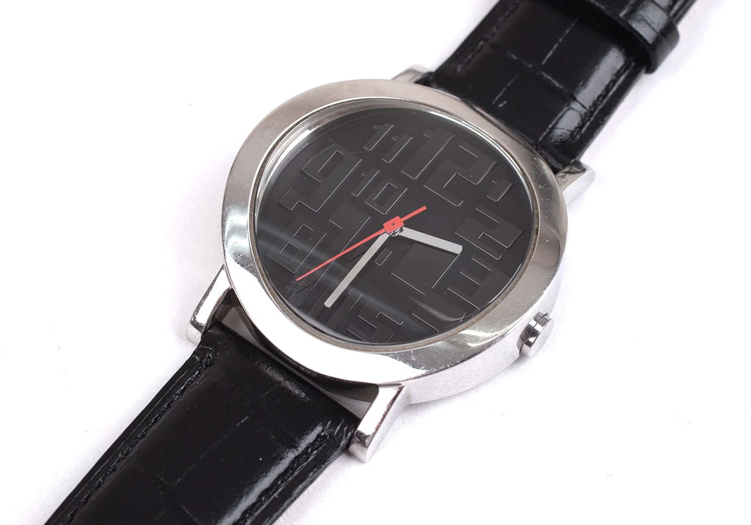 Jean Paul Gaultier Metal Face Wristwatch in Black Size ONE SIZE - 3 Thumbnail
