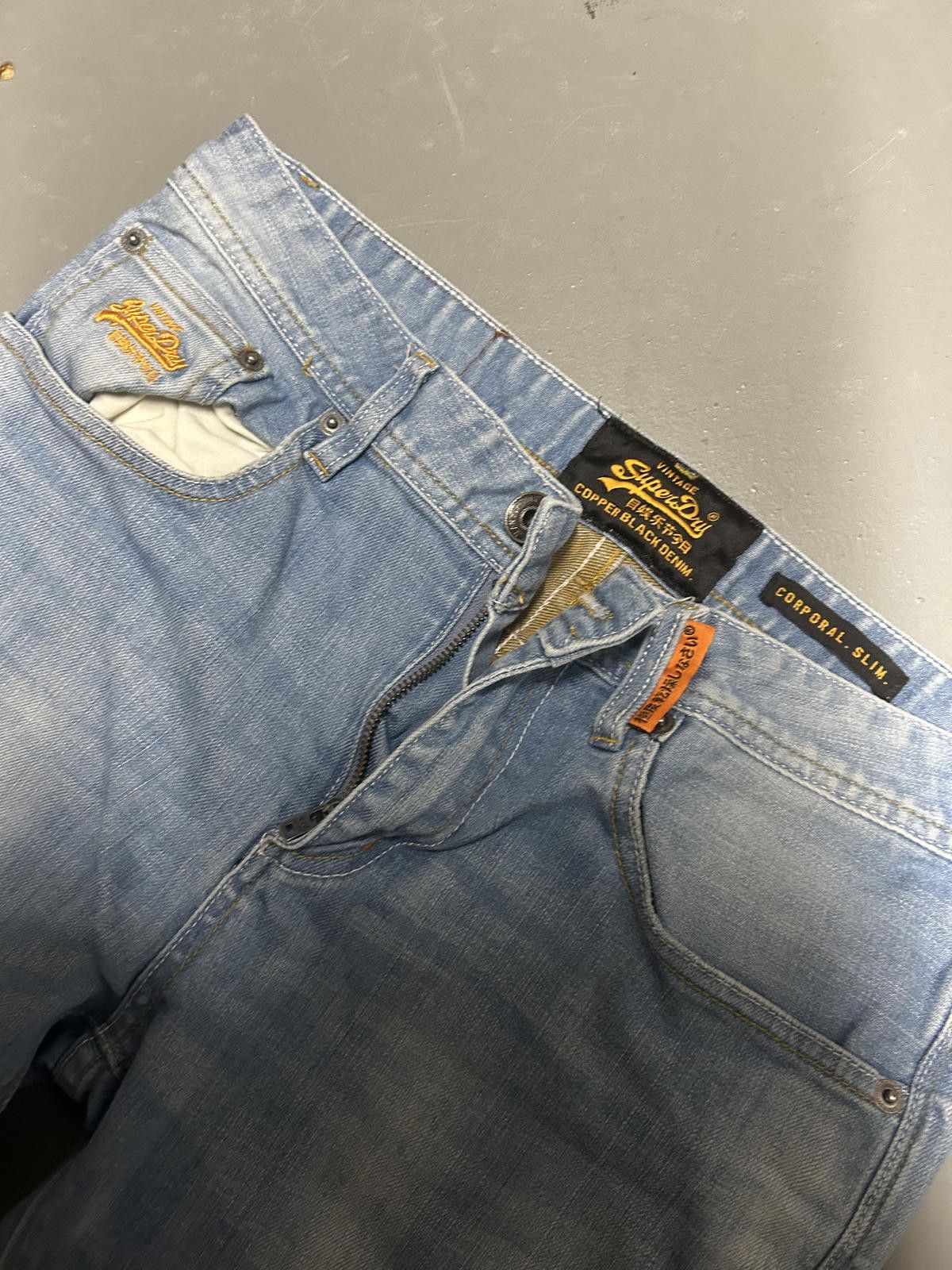 Superdry Superdry Copper Denim Classic Jeans - Light Wash Size US 32 / EU 48 - 4 Thumbnail