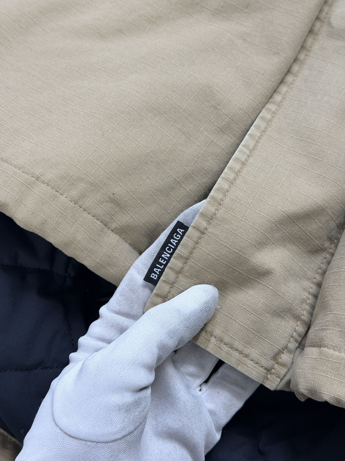Balenciaga Balenciaga C Shape Military Ripstop Jacket Size US M / EU 48-50 / 2 - 8 Thumbnail