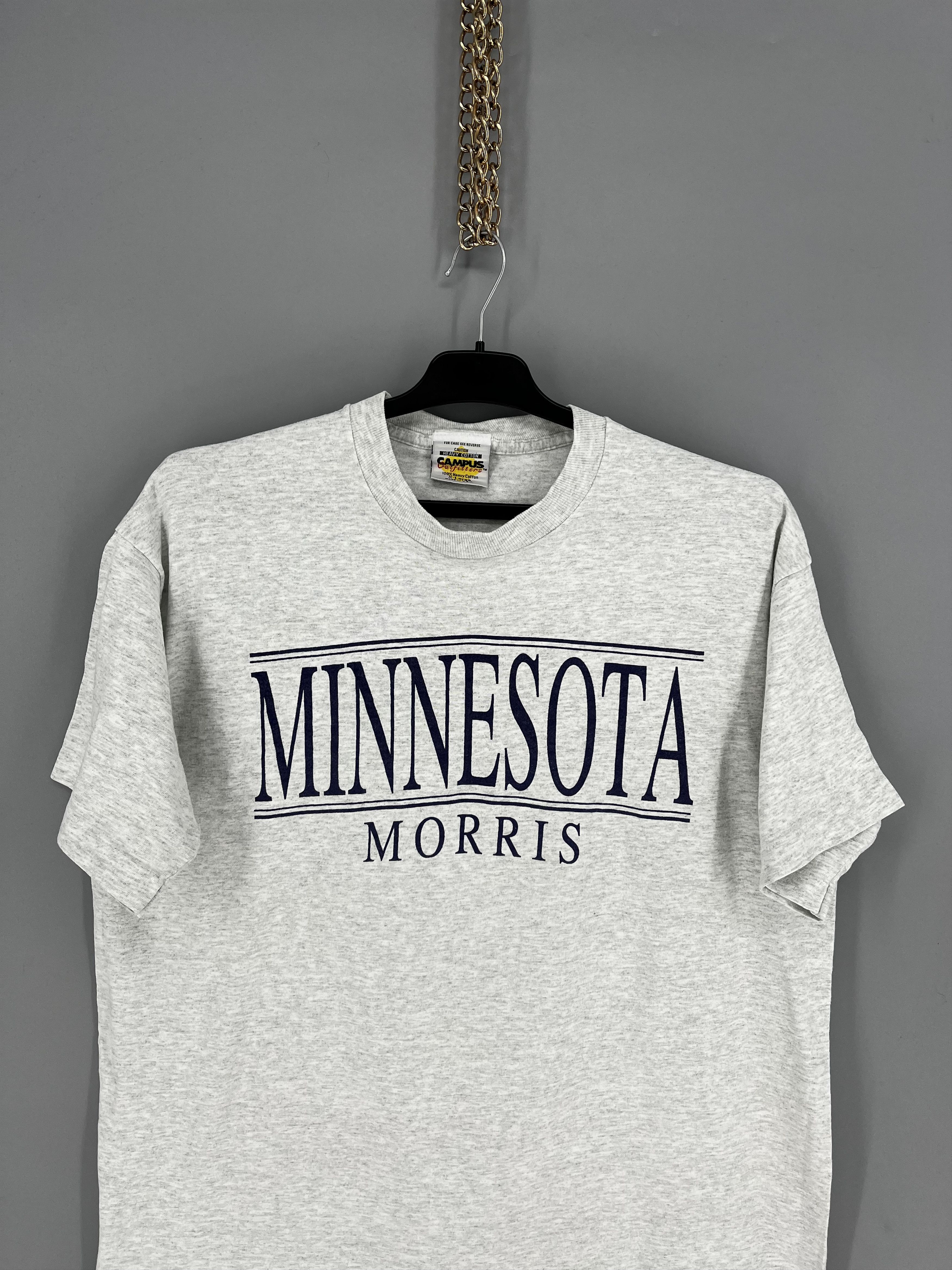 Vintage Vintage 90s Morris Minnesota Single Stitch Thin Tee Size US XL / EU 56 / 4 - 6 Thumbnail
