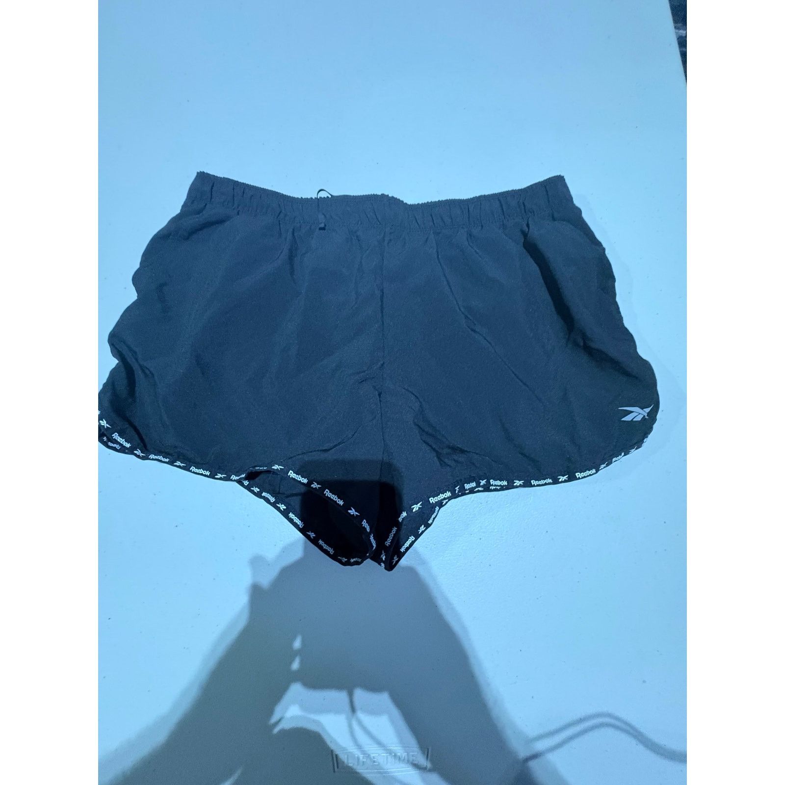 Reebok Reebok Women’s Athletic Running Shorts Black Logo Size Large Size 34" / US 12 / IT 48 - 2 Thumbnail