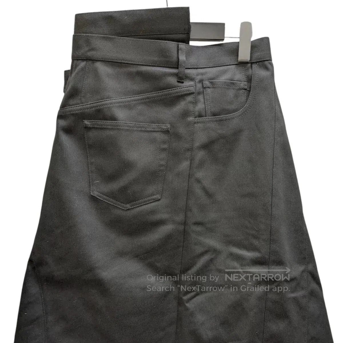 Junya Watanabe Junya Watanabe Black Deconstructed Denim Skirt. Size 24" / US 00 / IT 34 - 5 Thumbnail