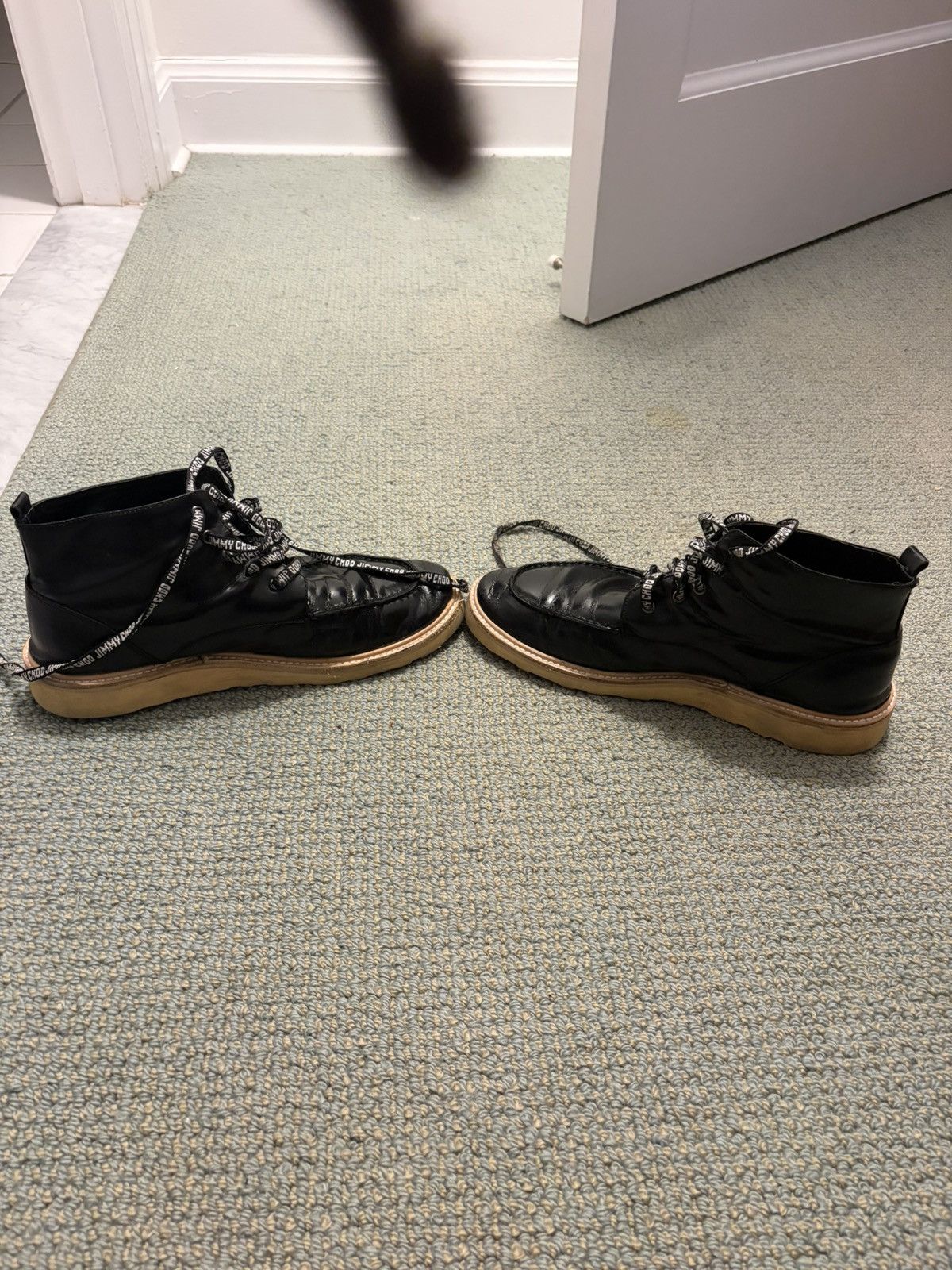 Jimmy Choo Vintage Leather Mid Jimmies Size US 10.5 / EU 43-44 - 5 Thumbnail