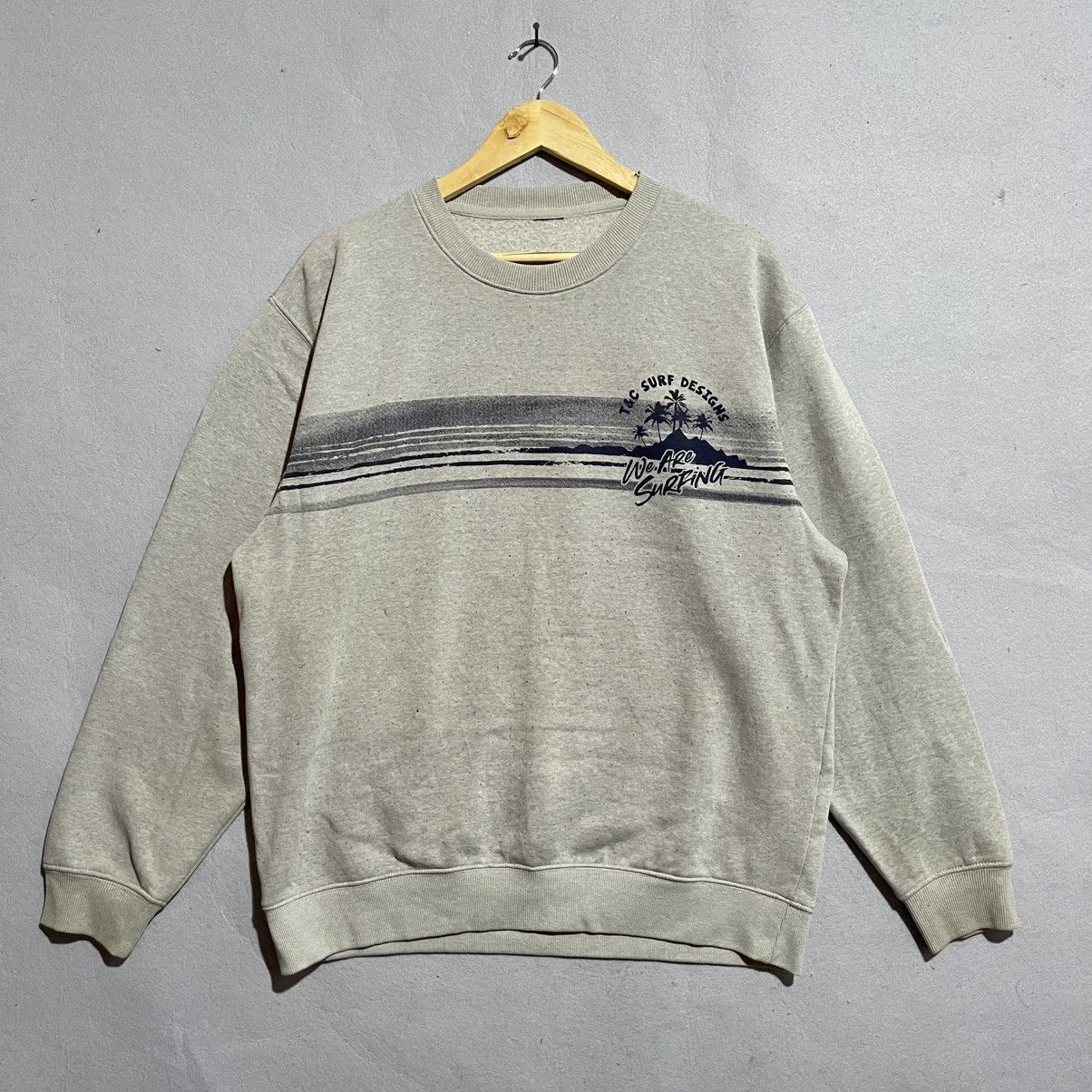 Vintage Y2K T&C Surf Designs “We Are Surfing” Crewneck Sweatshirt Size US XL / EU 56 / 4 - 3 Thumbnail