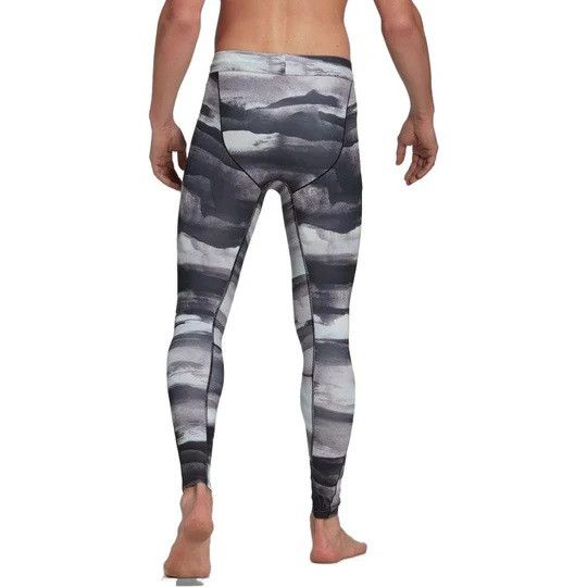Adidas NWT ADIDAS All-Over Print MEN'S Yoga COMPRESSION PANTS Sz M Size US 32 / EU 48 - 12 Thumbnail