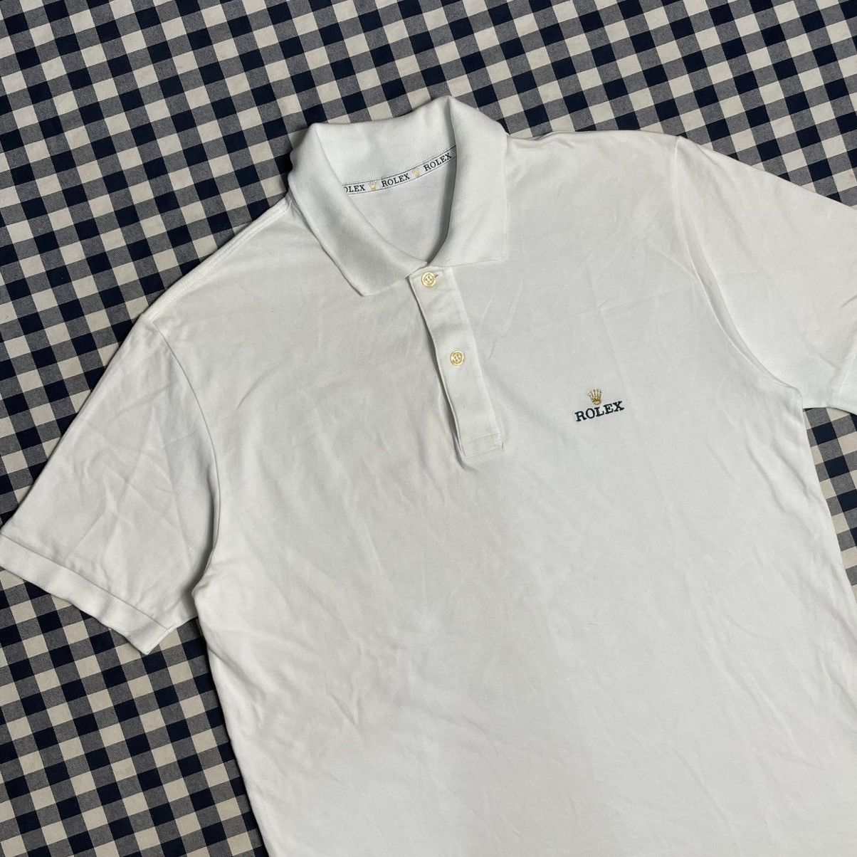 Rolex × Vintage Rolex Vintage embroidery Polo Size US L / EU 52-54 / 3 - 2 Thumbnail
