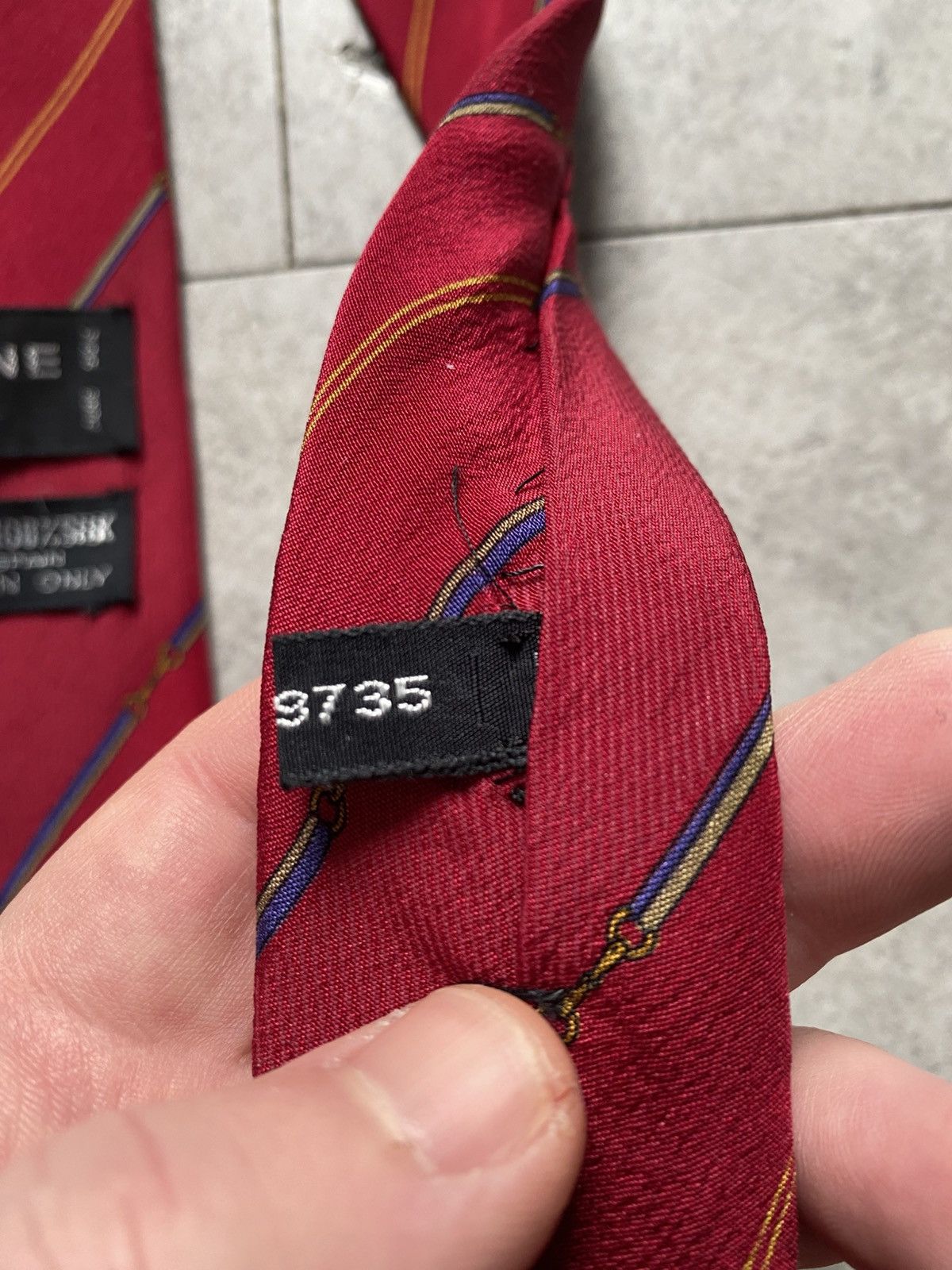 Celine Vintage Celine Tie 100% Silk like YSL Size ONE SIZE - 11 Thumbnail