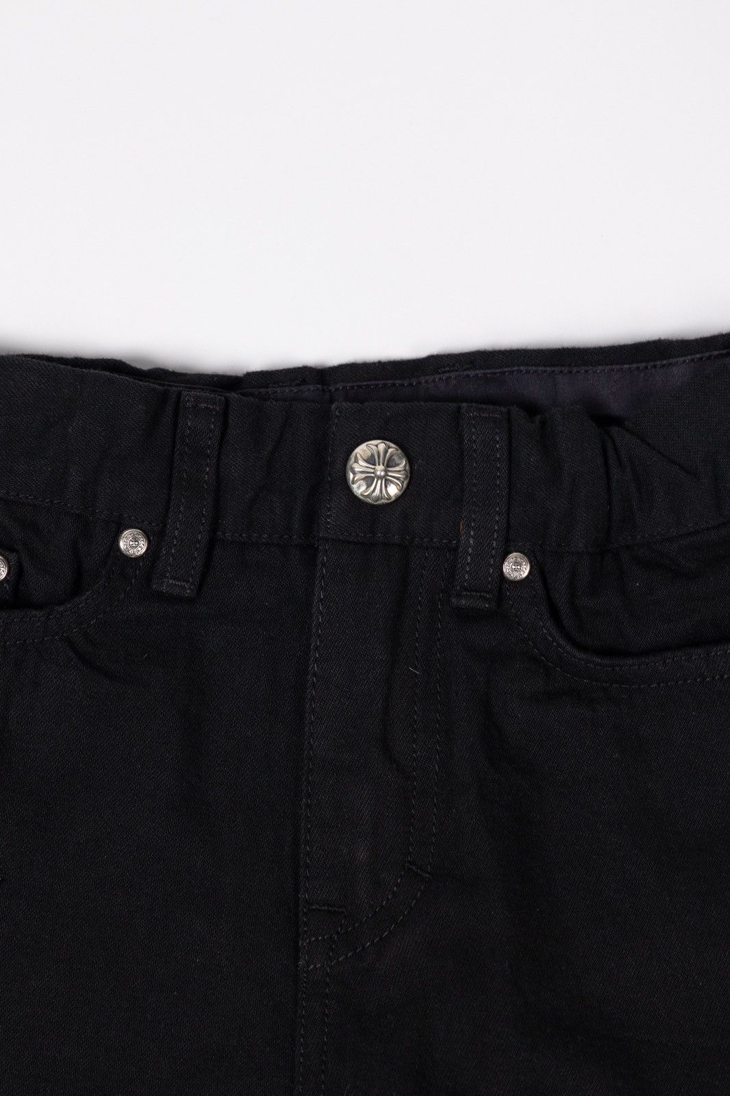 Chrome Hearts Chrome Hearts KIDS Cross Patch Denim Size 22" - 10 Thumbnail