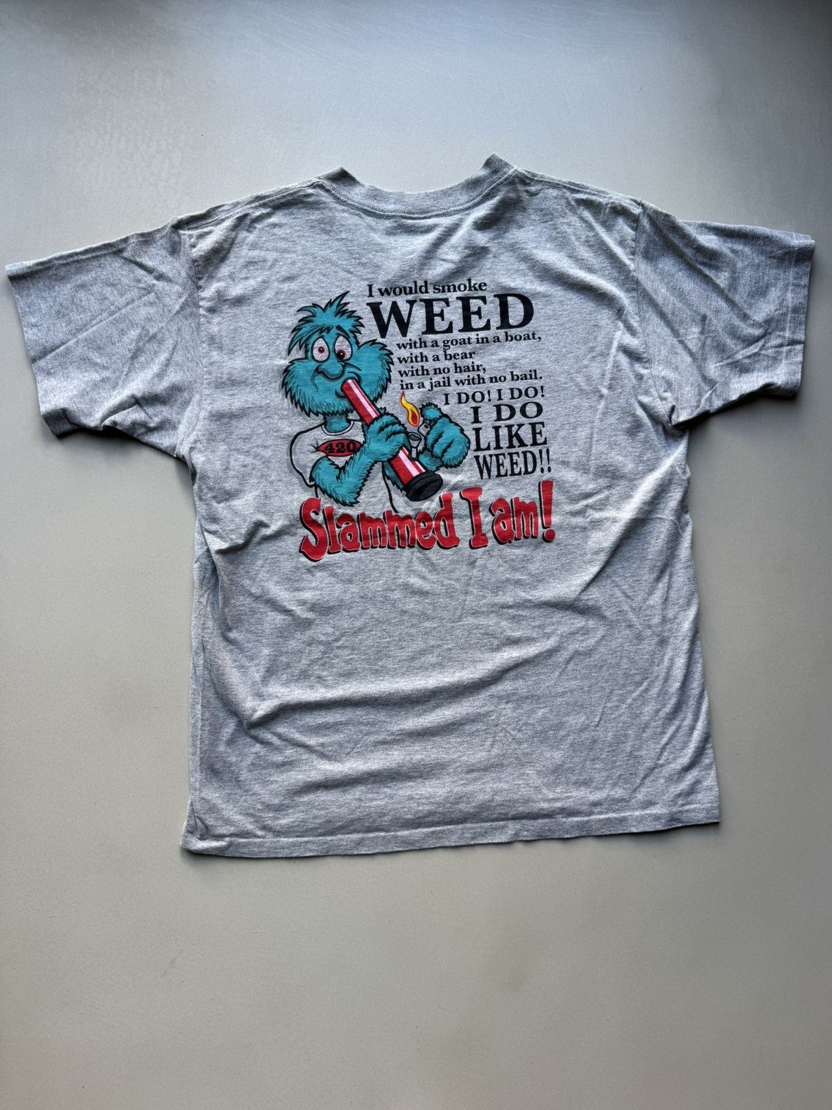 90’s Vintage Slammed i’am weed T-shirt