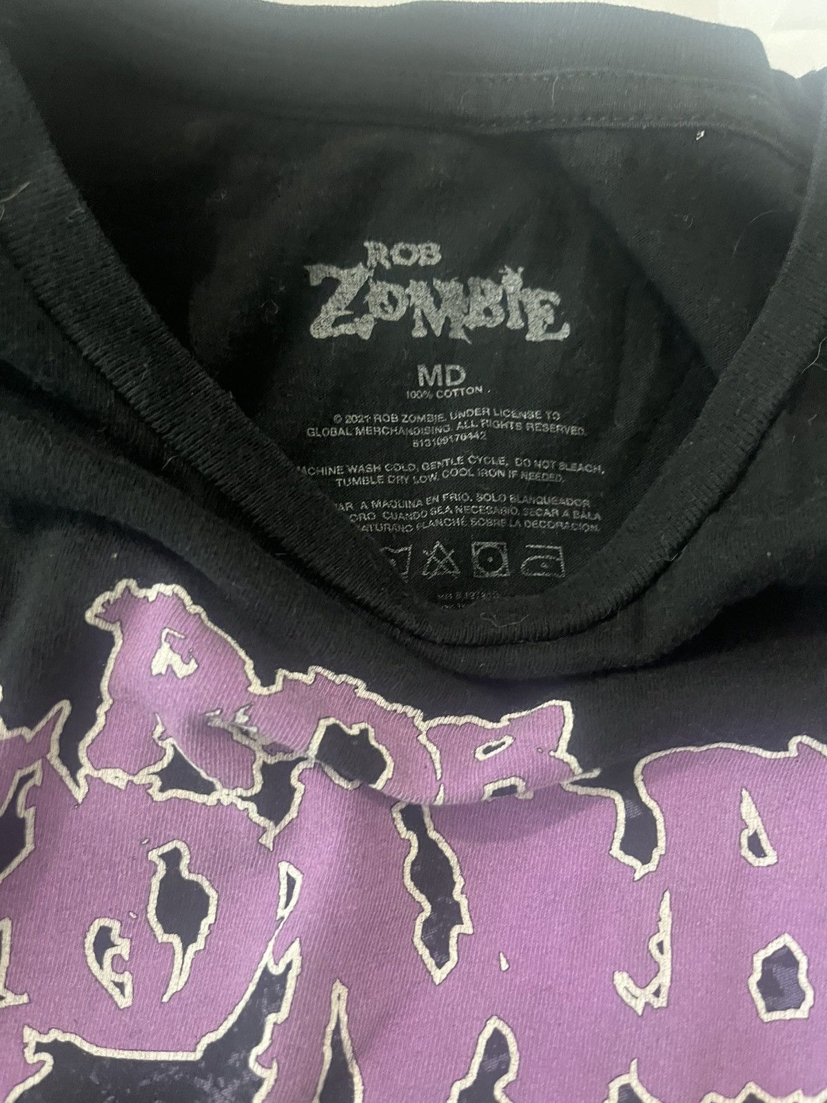 Other Rob Zombie Tee Shirt Black Medium Size US M / EU 48-50 / 2 - 3 Thumbnail