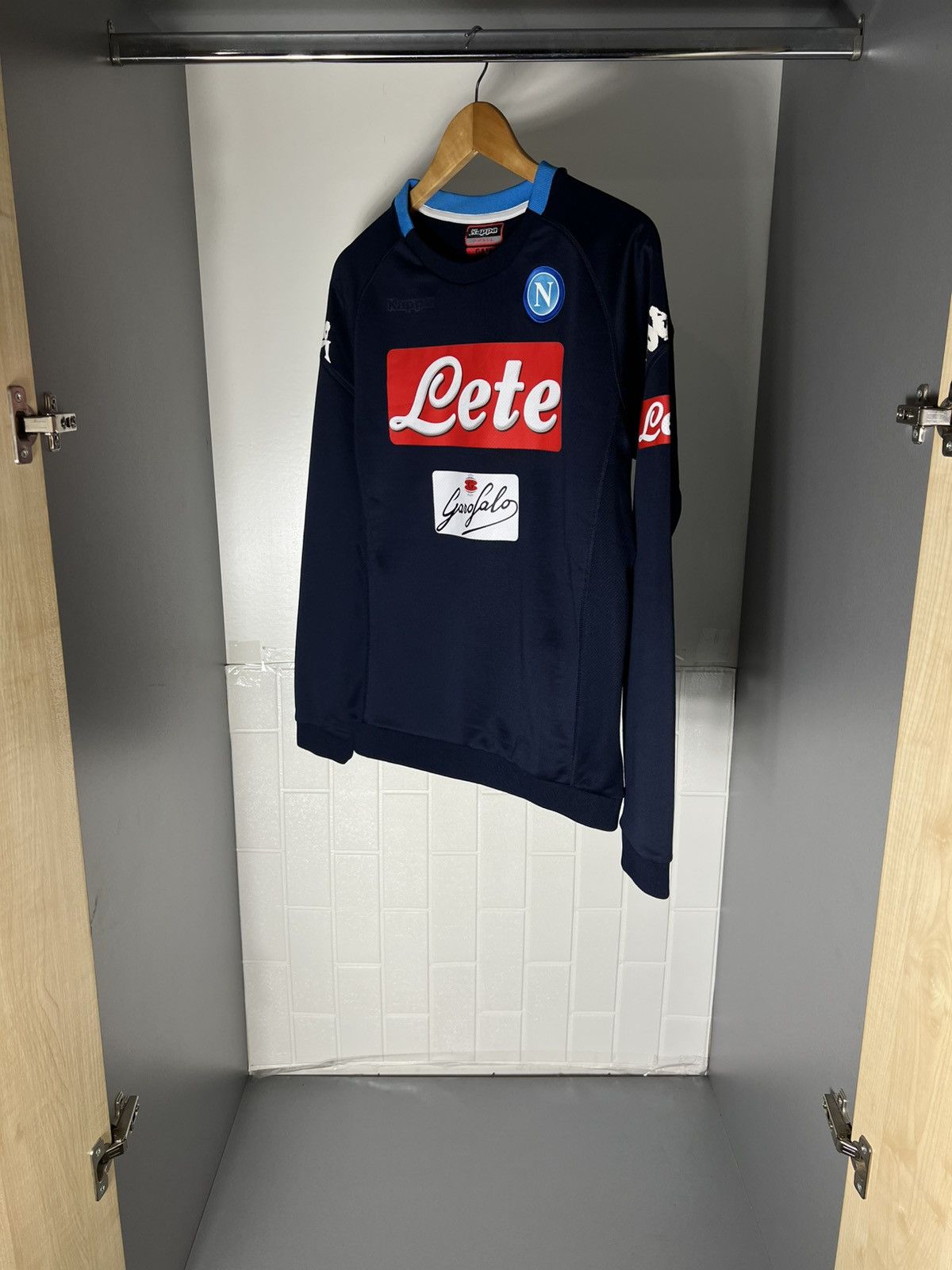 Kappa VINTAGE KAPPA FC NAPOLI ITALY RETRO SOCCER JERSEY Y2K 90s Size US S / EU 44-46 / 1 - 12 Thumbnail