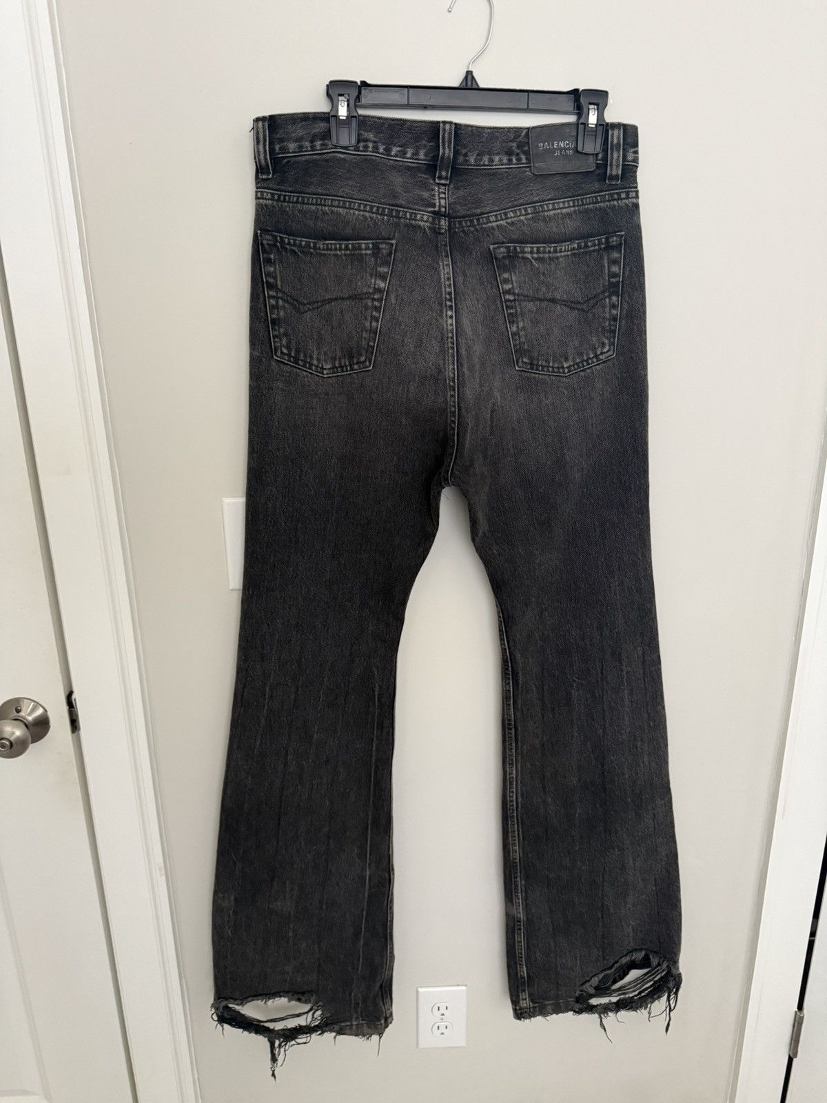 Balenciaga Balenciaga FW22 Lost Tape Flared Denim Size US 32 / EU 48 - 2 Thumbnail